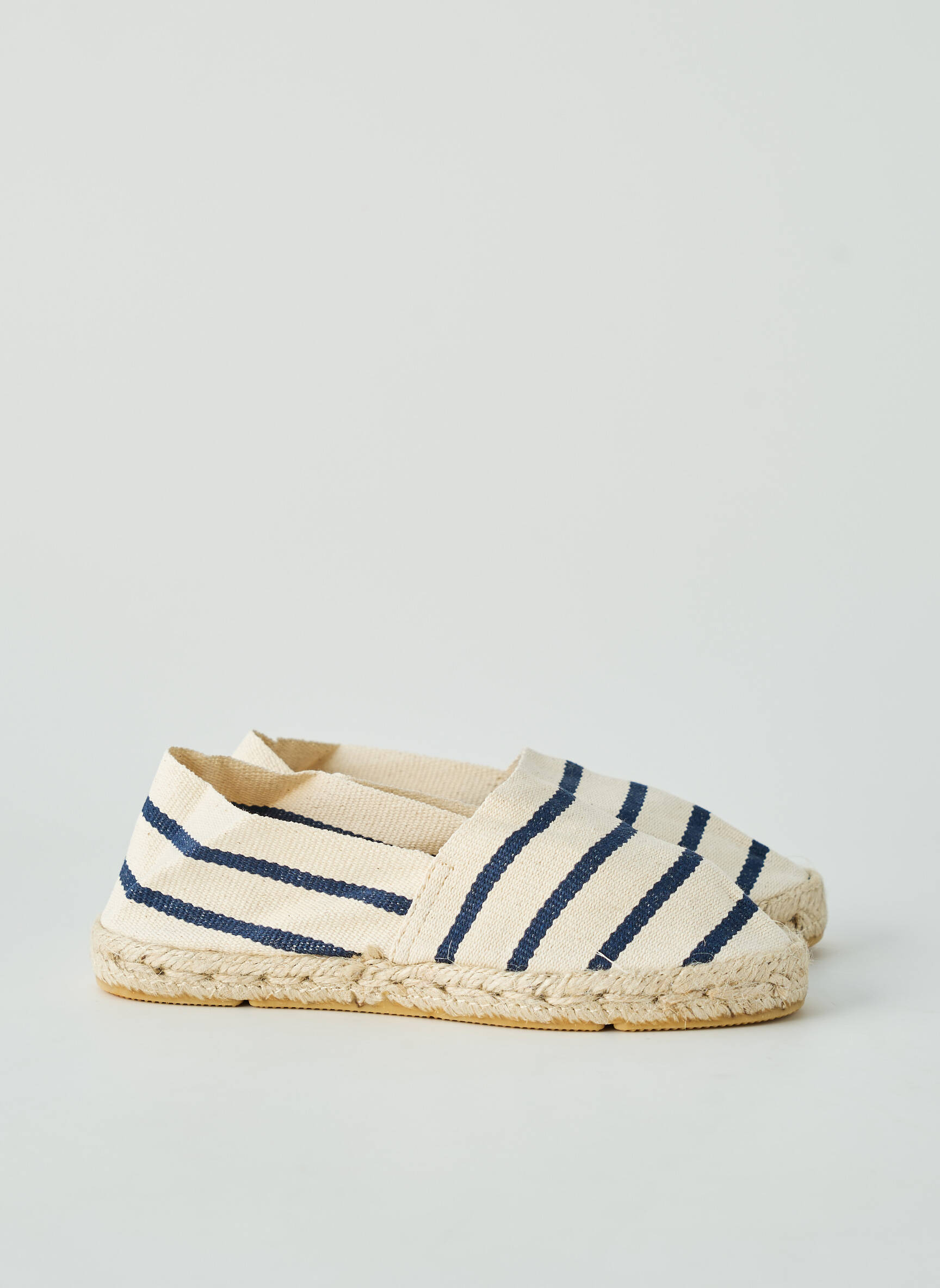 Espadrilės apvalus mygtukas apvalus mygtukas baltas LA MAISON DE L'ESPADRILLE vaikas