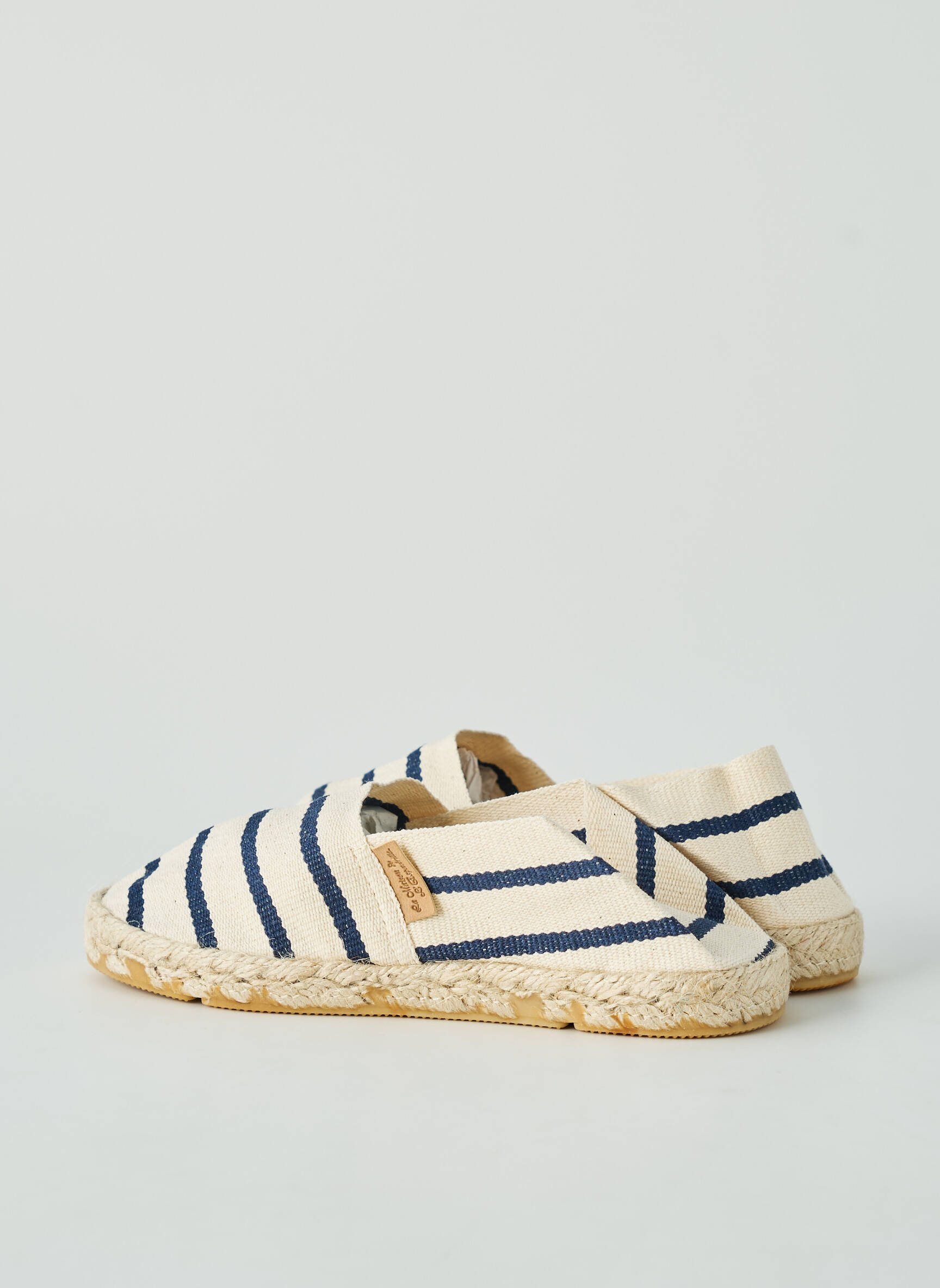 Espadrilės apvalus mygtukas apvalus mygtukas baltas LA MAISON DE L'ESPADRILLE vaikas
