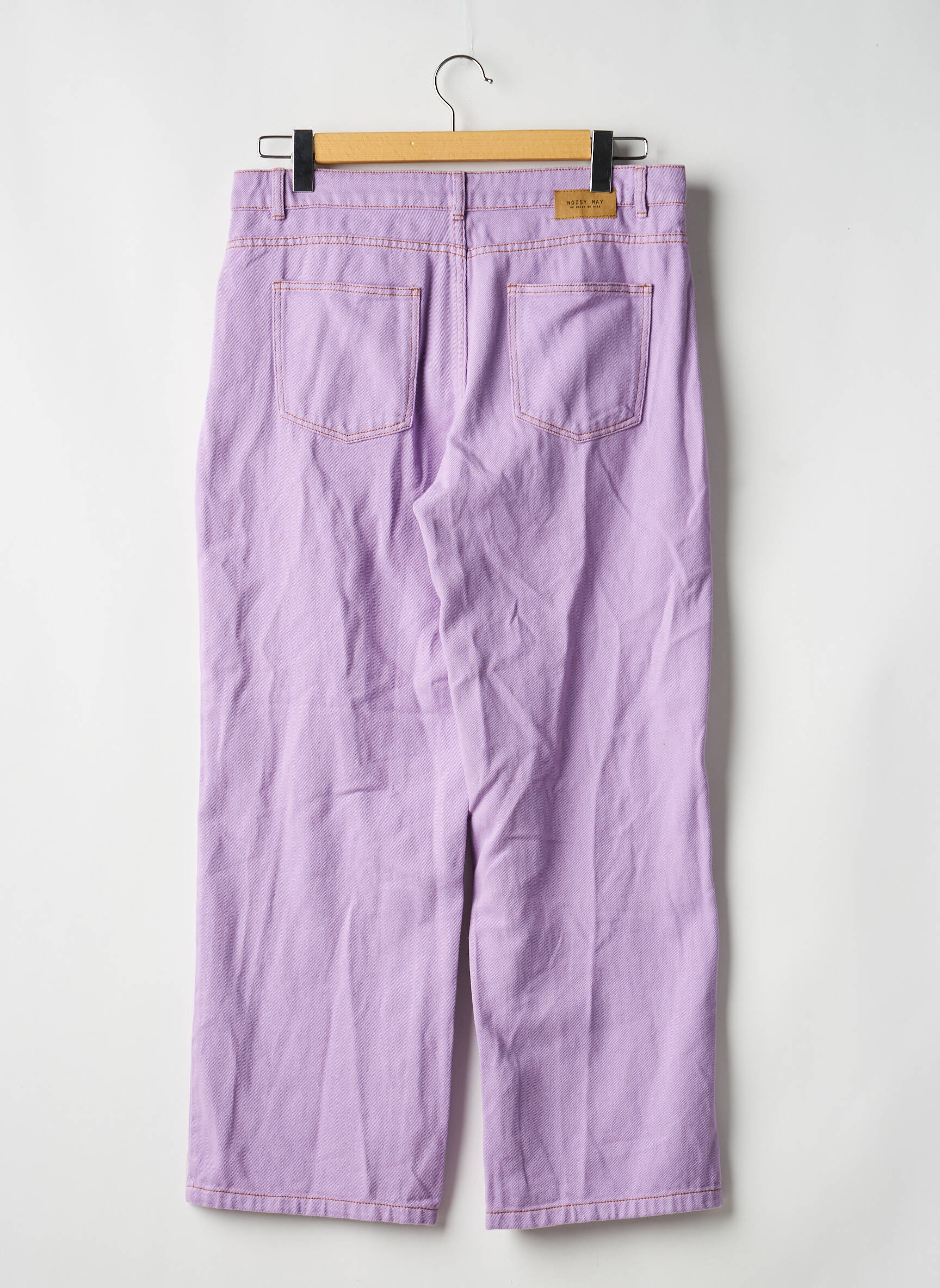 Tiesios kirpimo džinsai violetinis NOISY MAY moteris