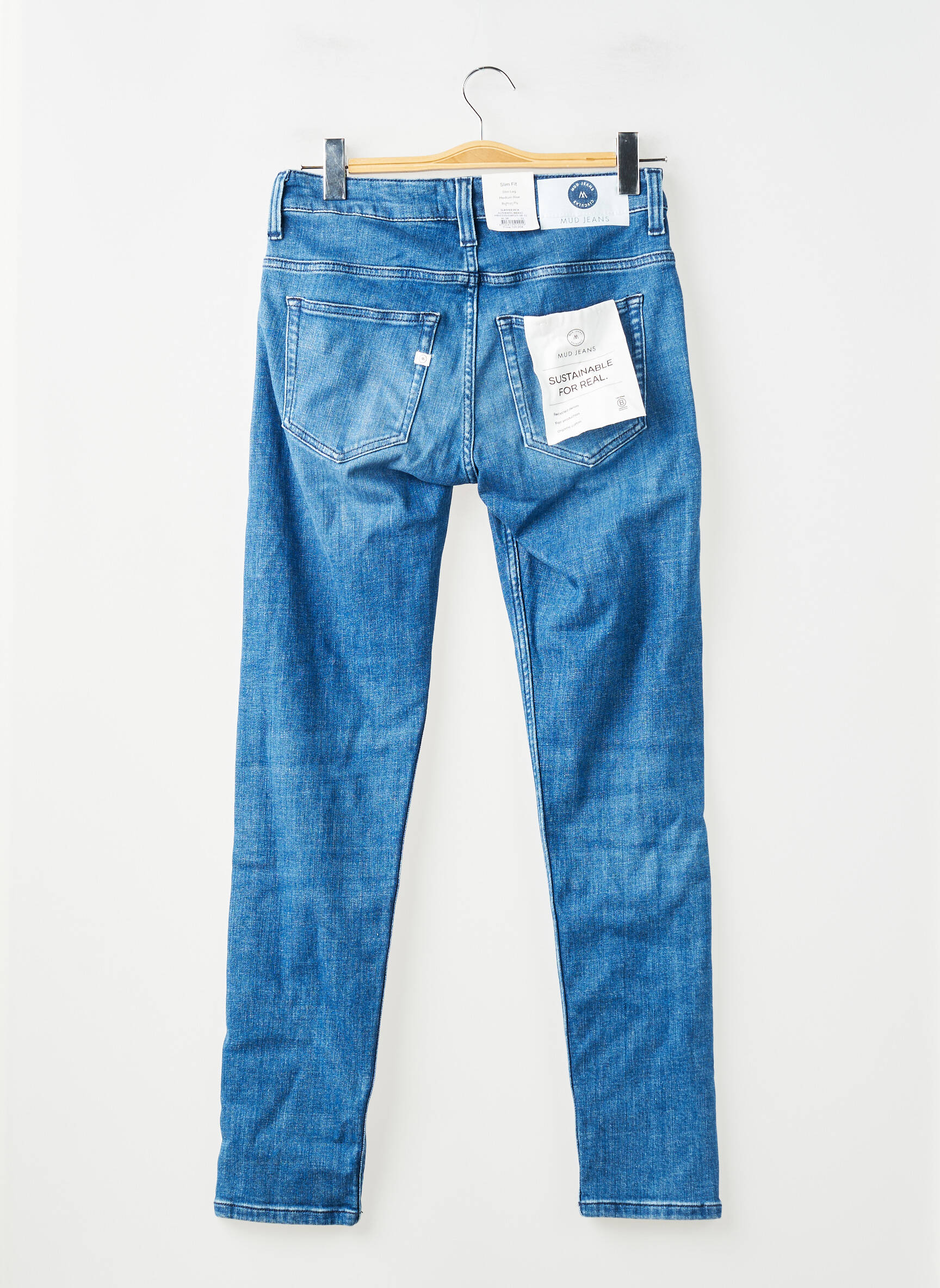 Lieknos džinsai mėlyna MUD JEANS vyras