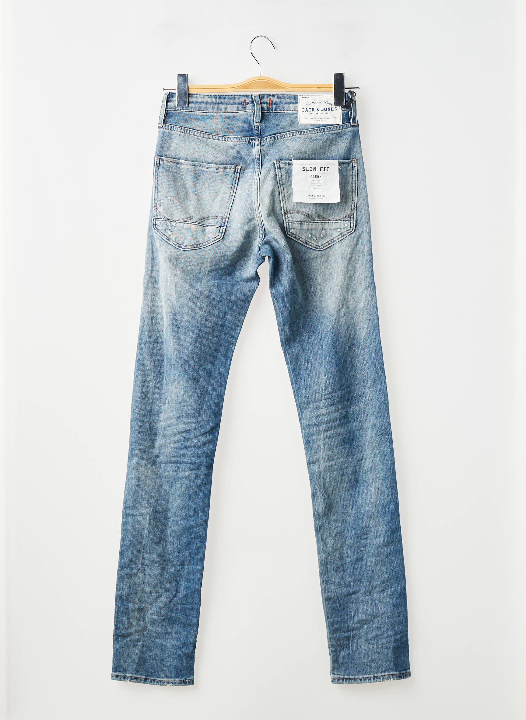 Lieknos džinsai mėlyna JACK & JONES vyras