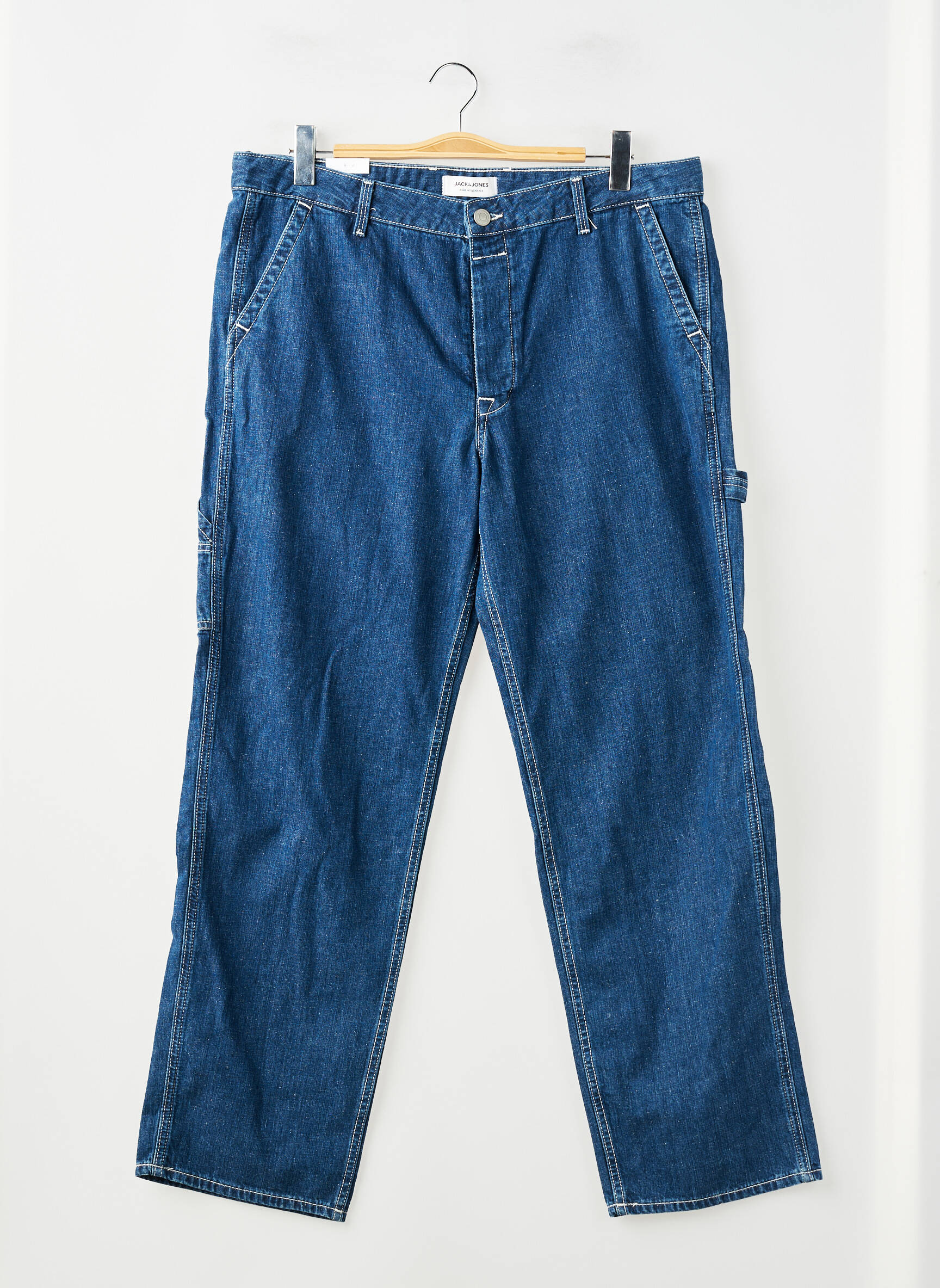 Plačios džinsai mėlyna JACK & JONES vyras