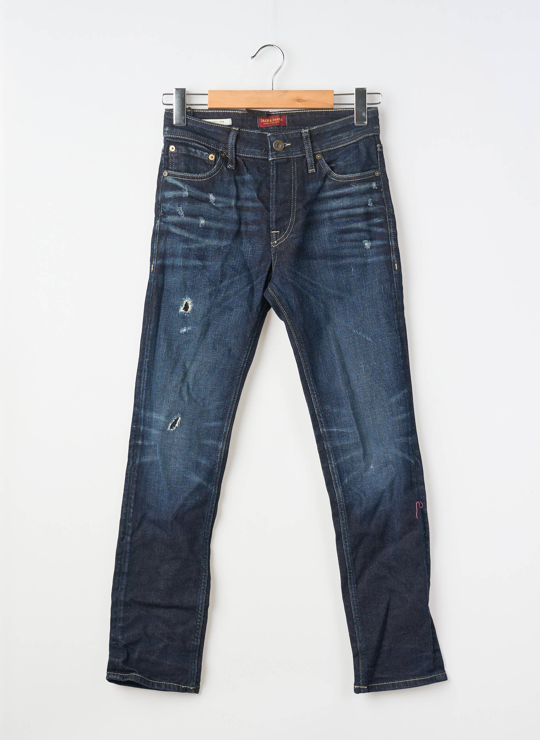 Lieknos džinsai mėlyna JACK & JONES vyras