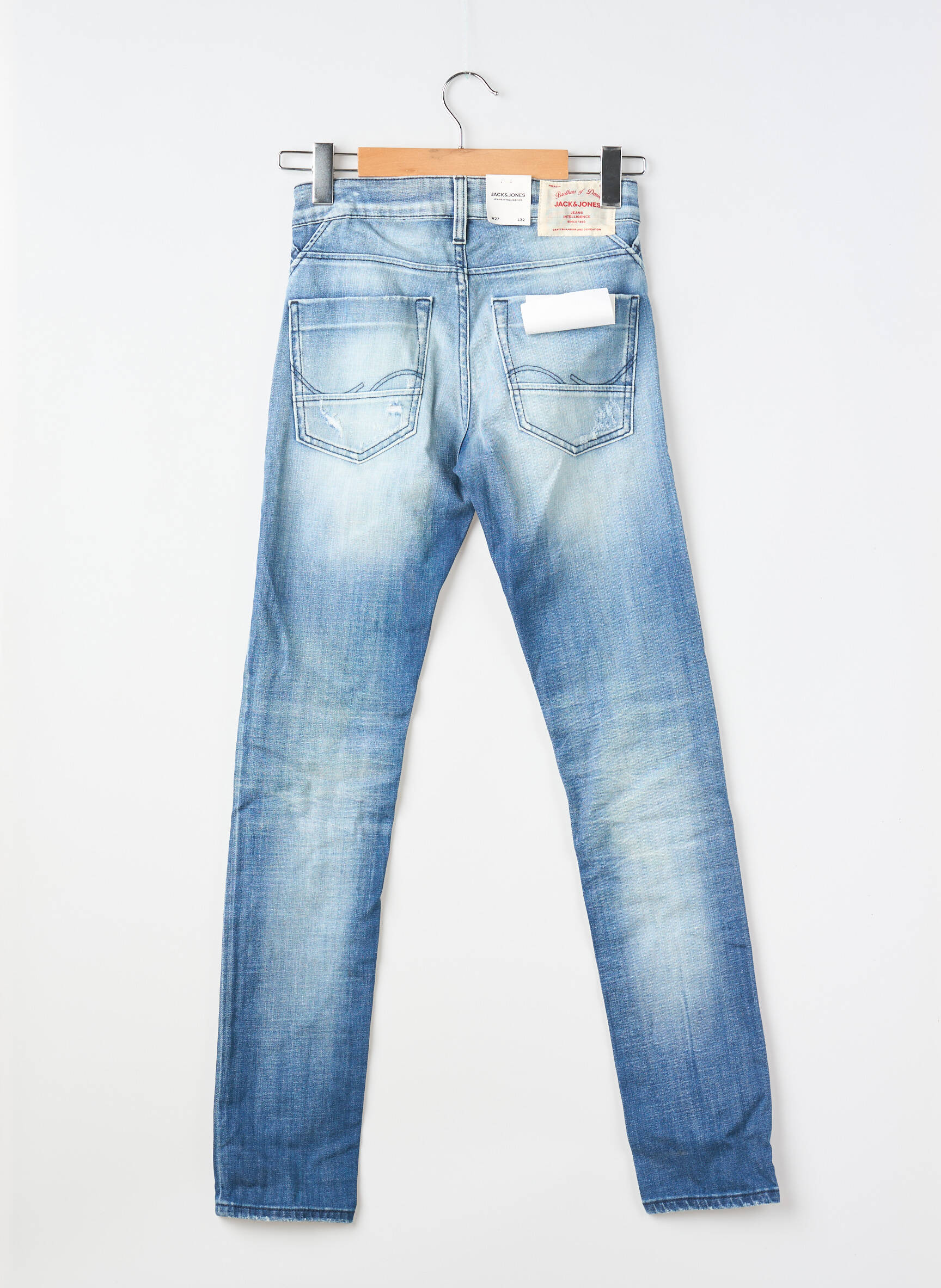Tiesios kirpimo džinsai mėlyna JACK & JONES vyras