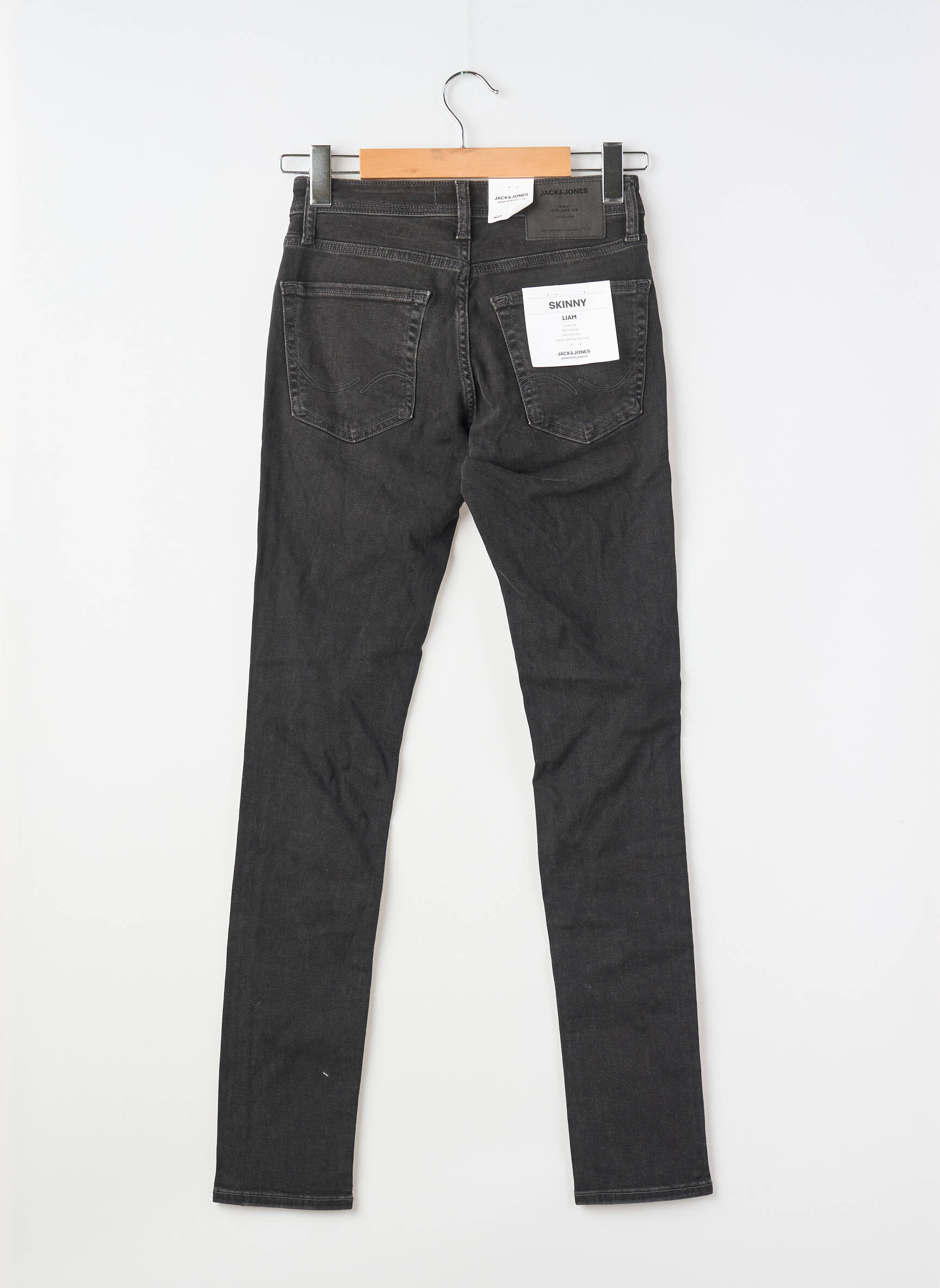Lieknos džinsai juodas JACK & JONES vyras