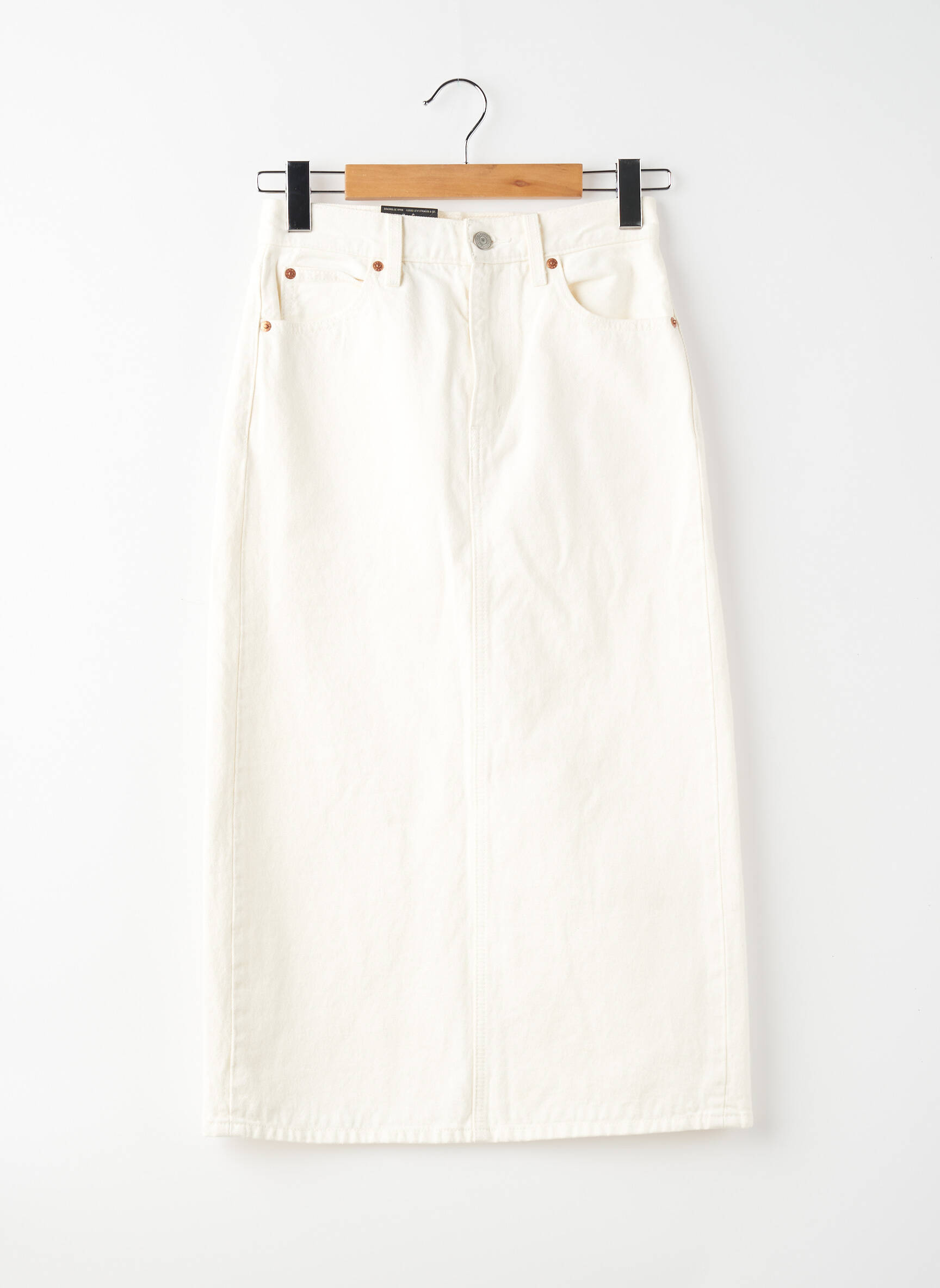 Pusilgis sijonas baltas LEVI'S moteris