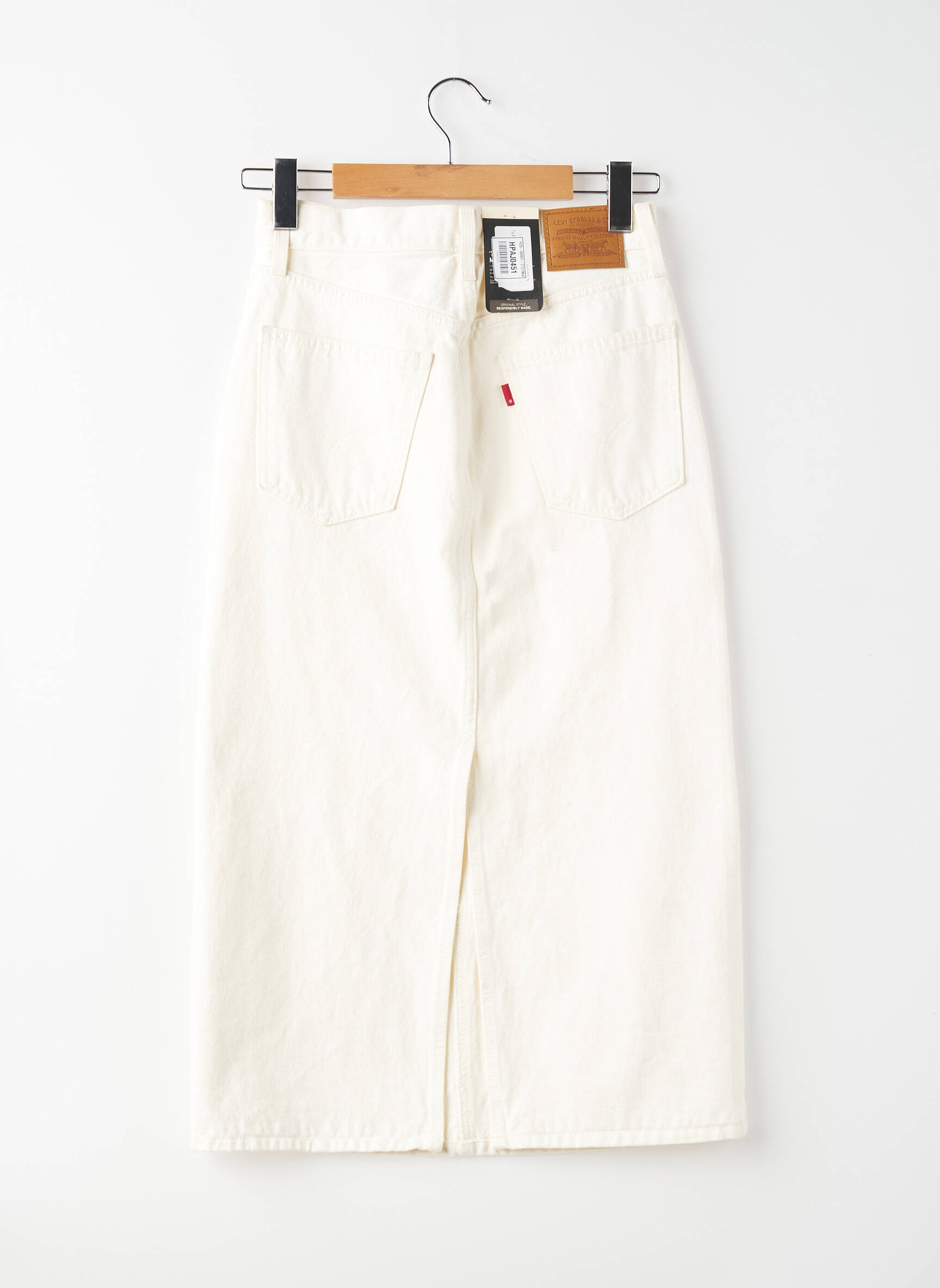 Pusilgis sijonas baltas LEVI'S moteris