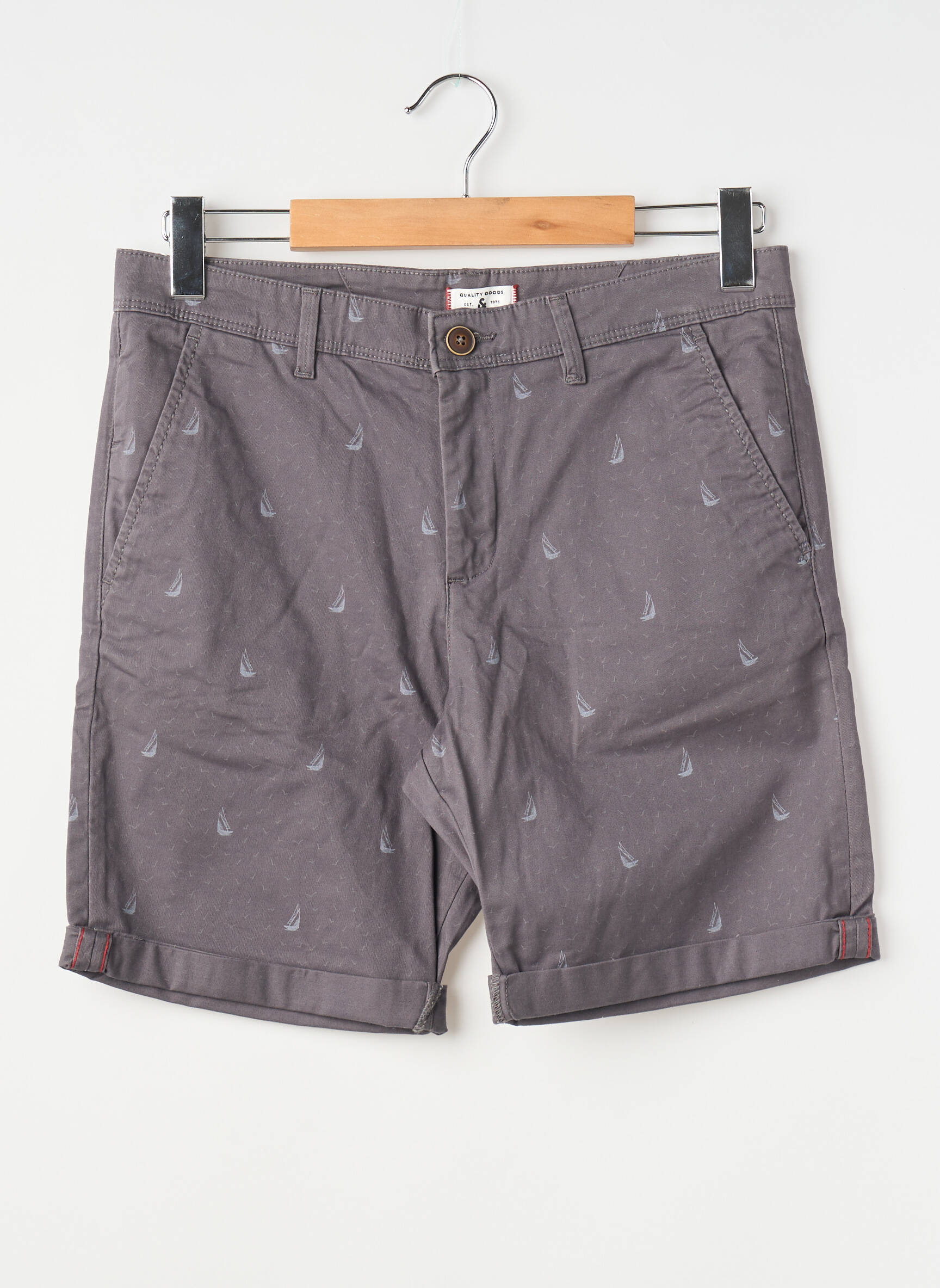 Bermudas pilka JACK & JONES vyras