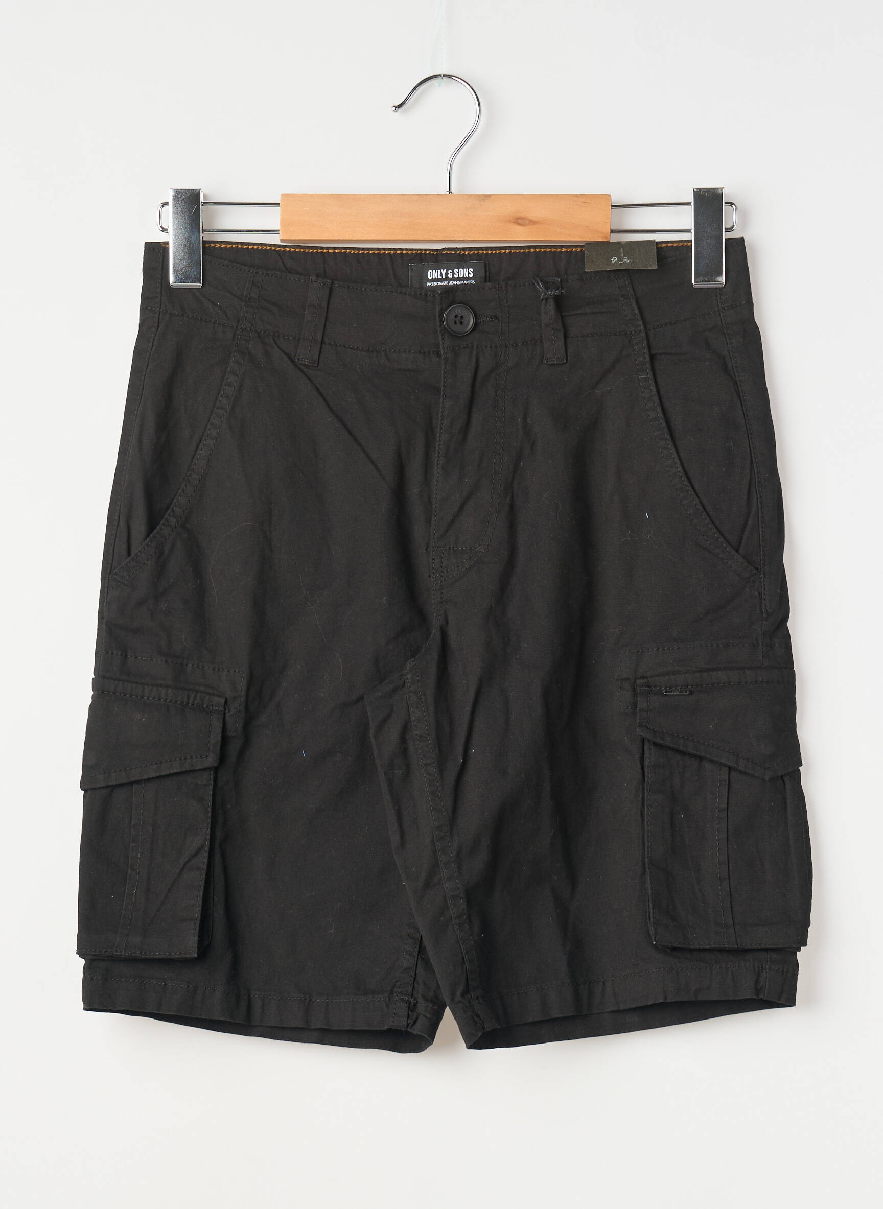 Bermudas juodas ONLY&SONS vyras
