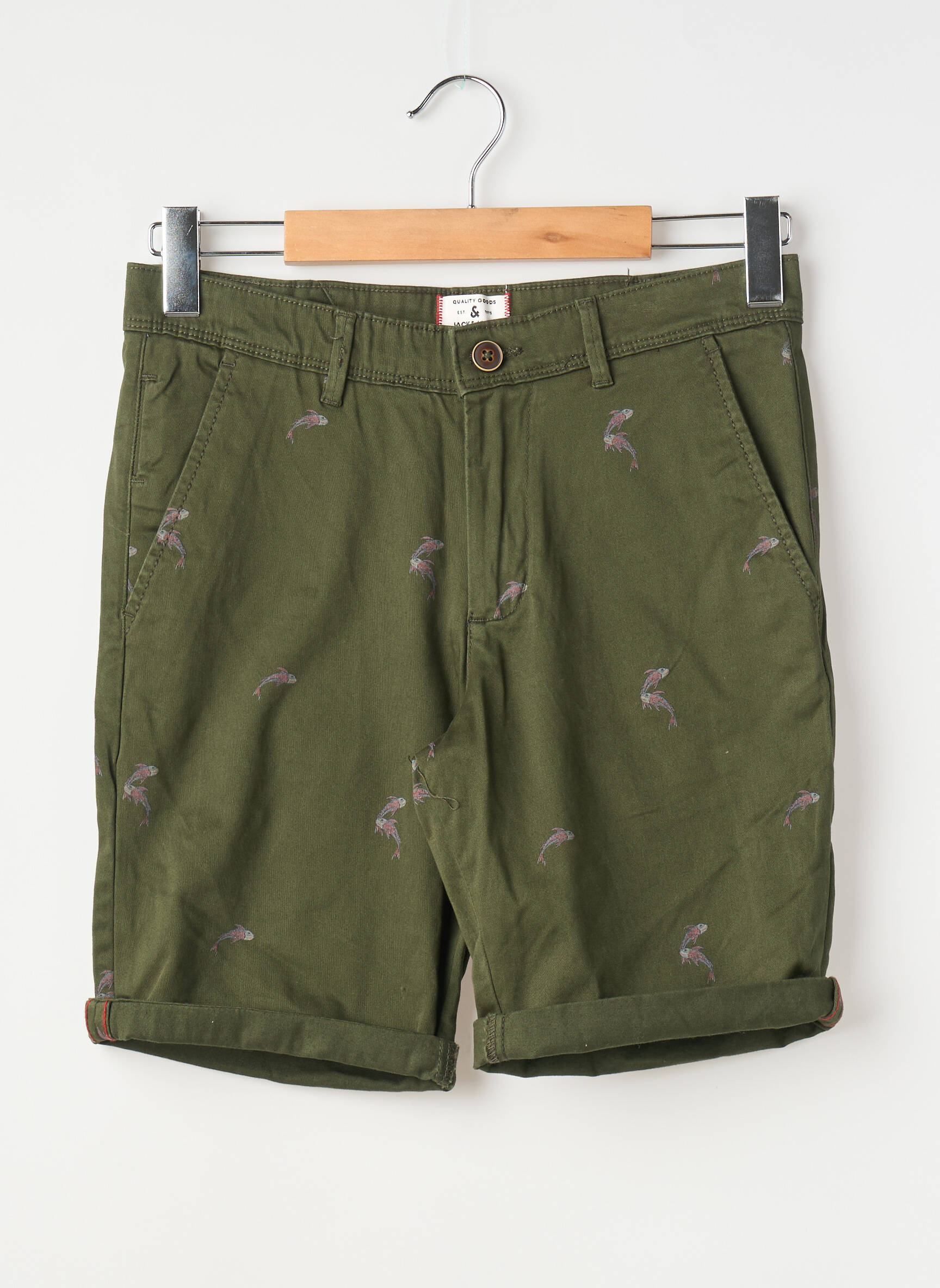 Bermudas žalias JACK & JONES vyras