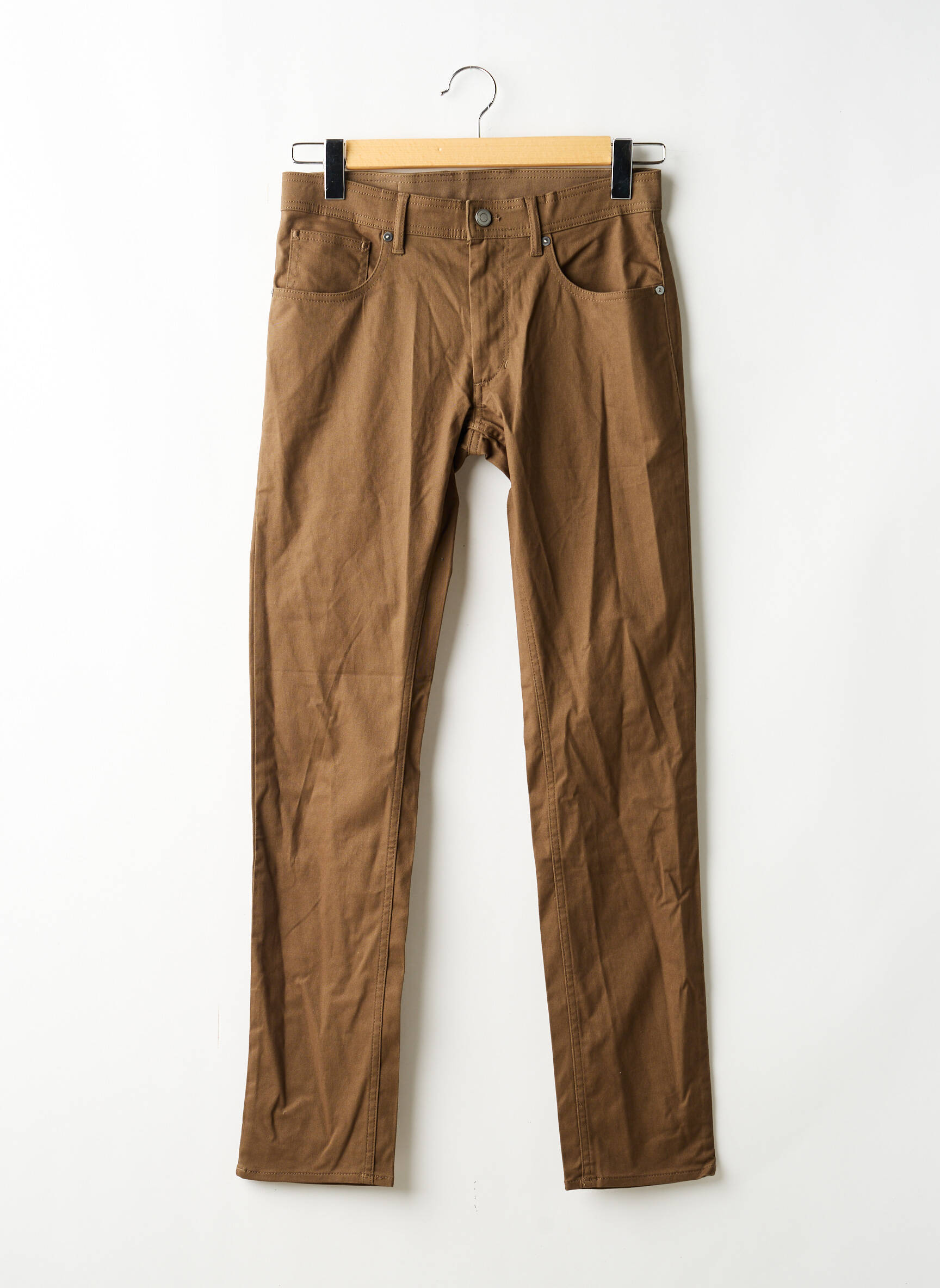 Chino kelnė rudas MANGO vyras