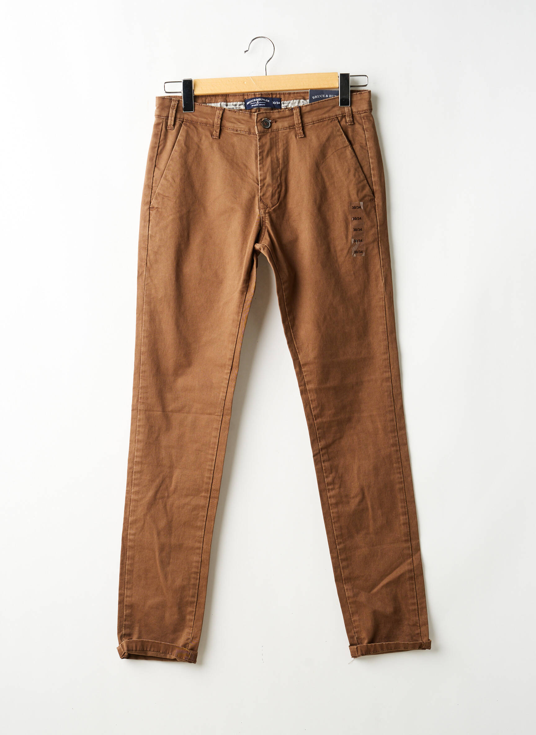 Chino kelnė rudas BRUCE & BUTLER  vyras