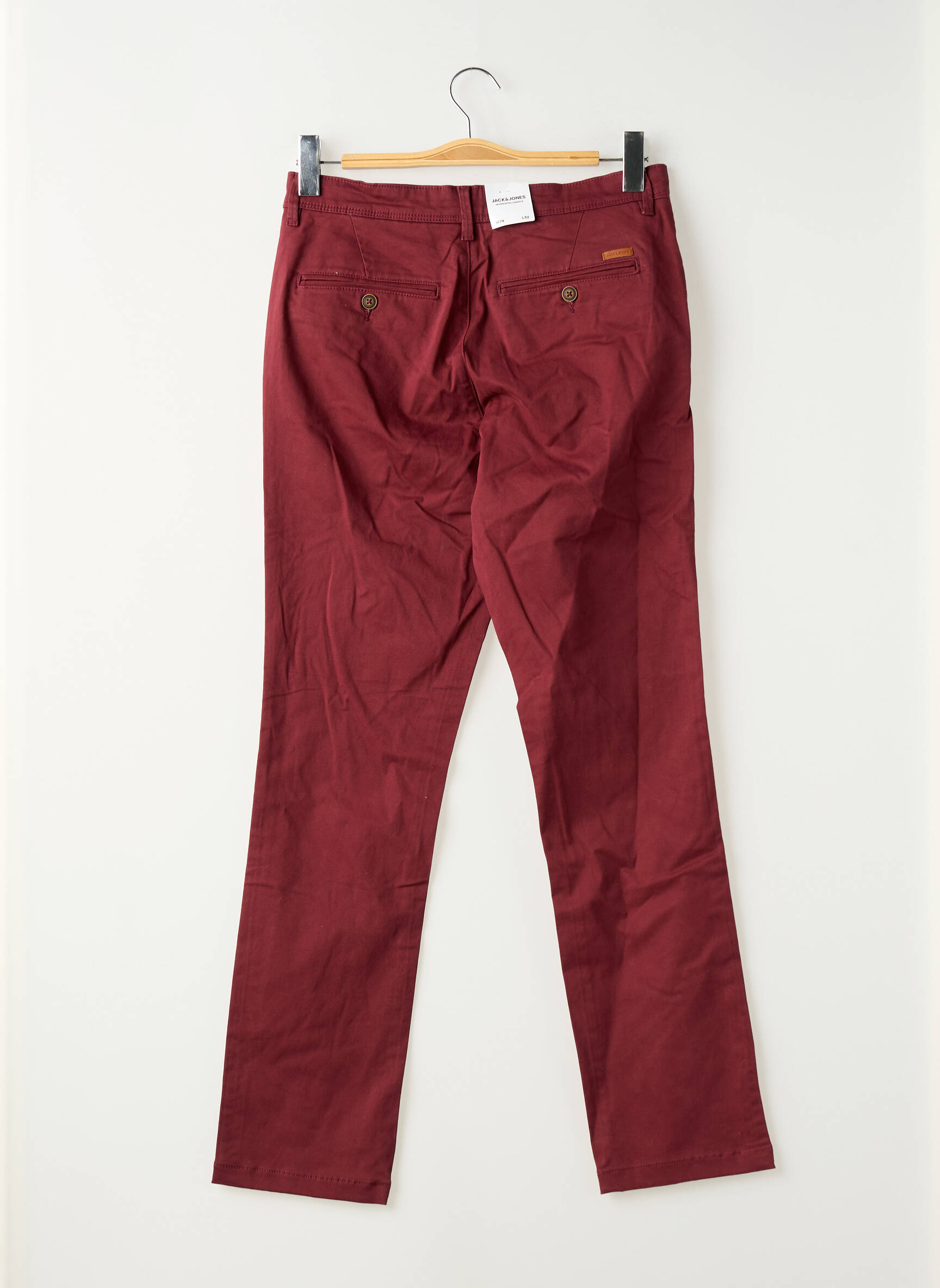 Chino kelnė raudona JACK & JONES vyras