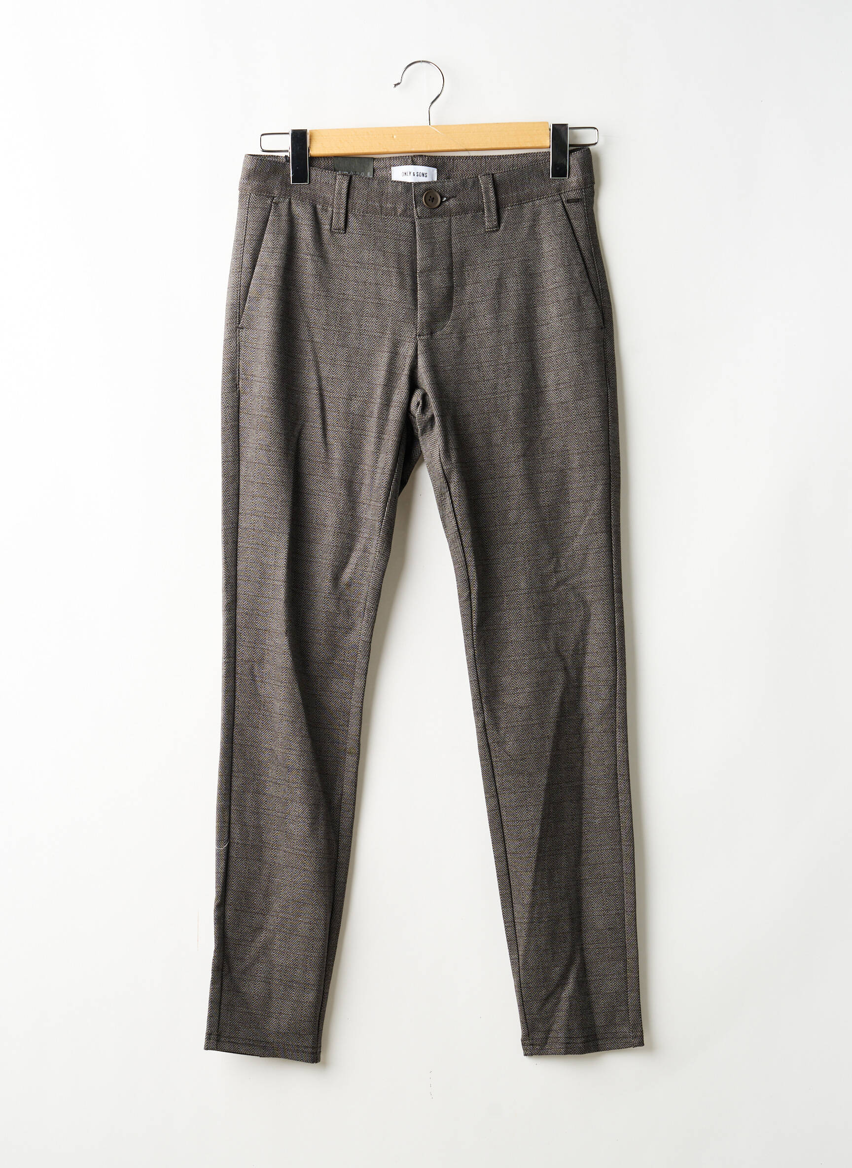 Tiesi kelnė rudas ONLY&SONS vyras
