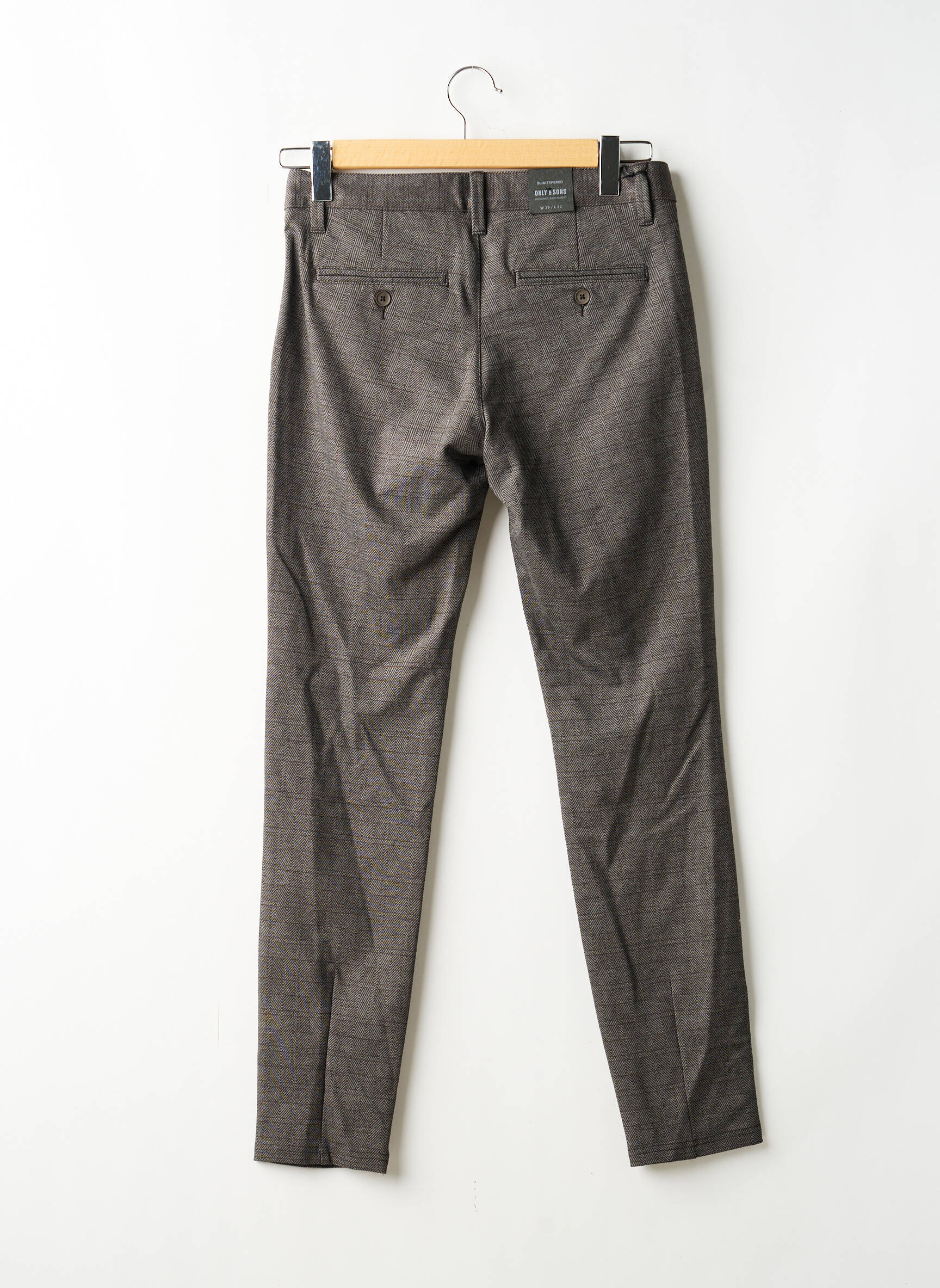 Tiesi kelnė rudas ONLY&SONS vyras