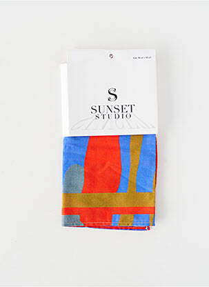 Šalikas raudona SUNSET STUDIO moteris