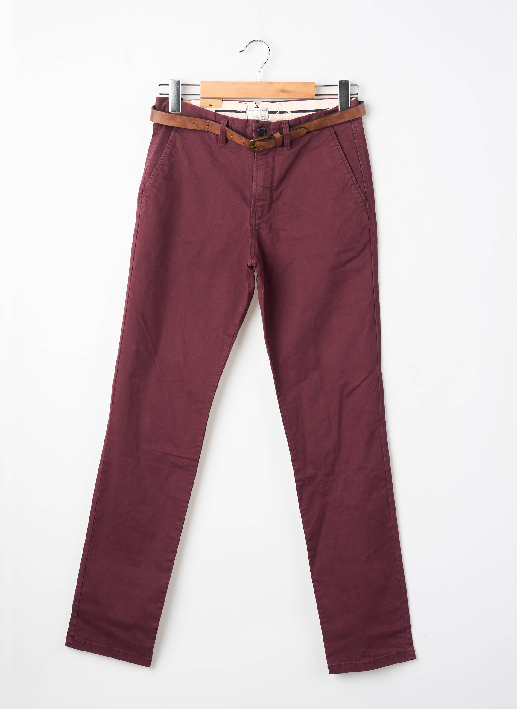 Chino kelnė raudona JACK & JONES vyras
