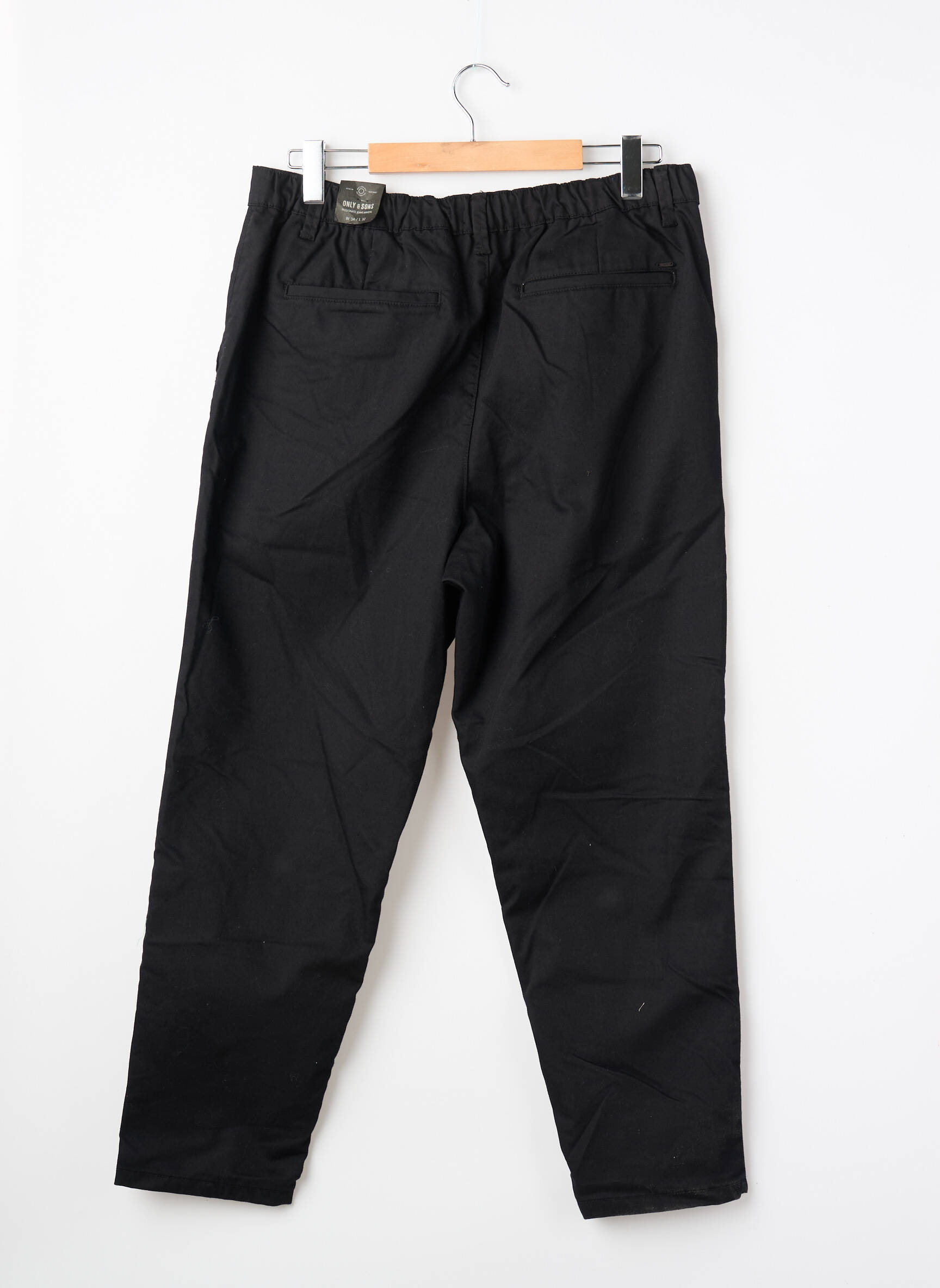 Tiesi kelnė juodas ONLY&SONS vyras