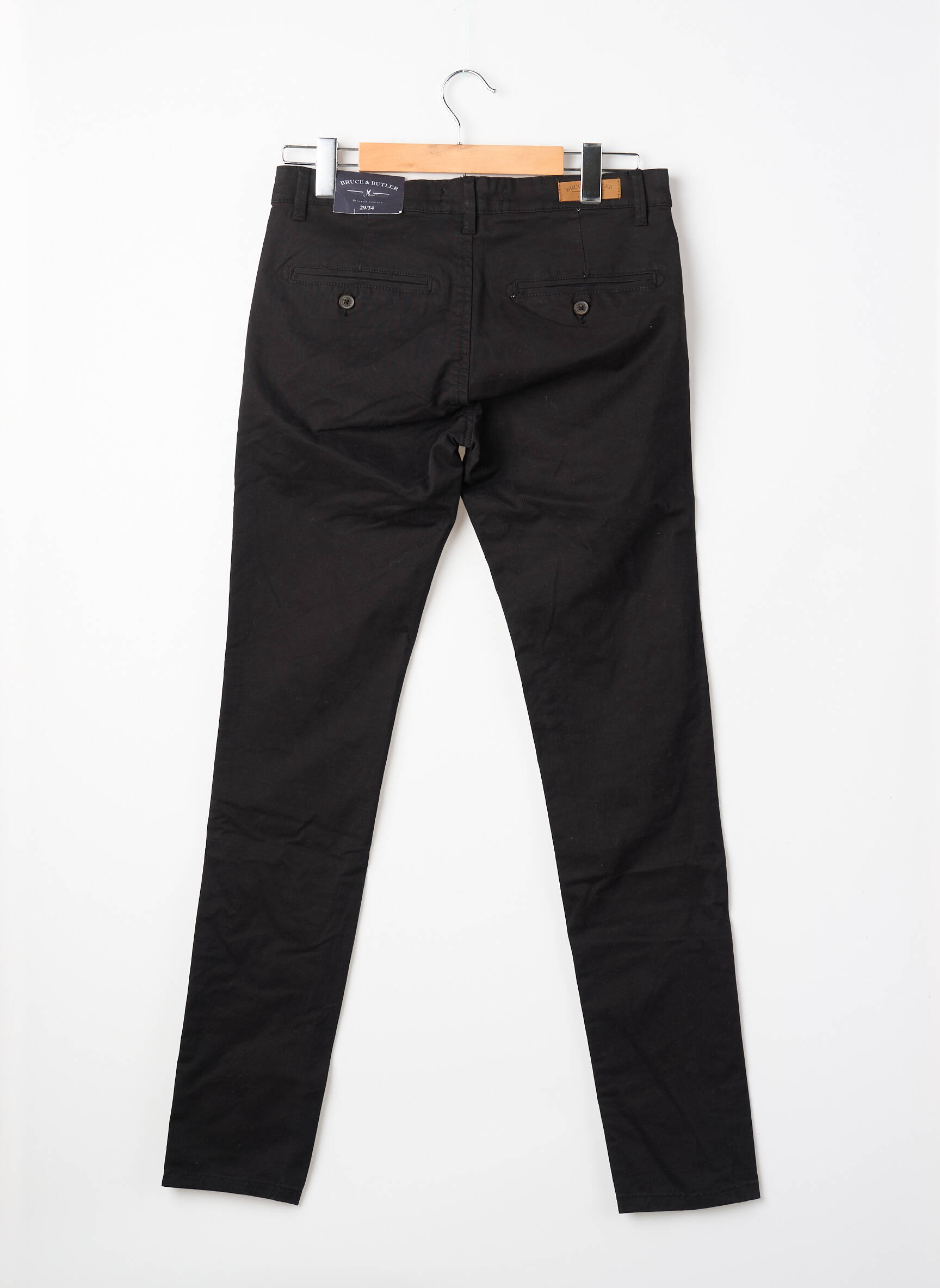 Chino kelnė juodas BRUCE & BUTLER  vyras