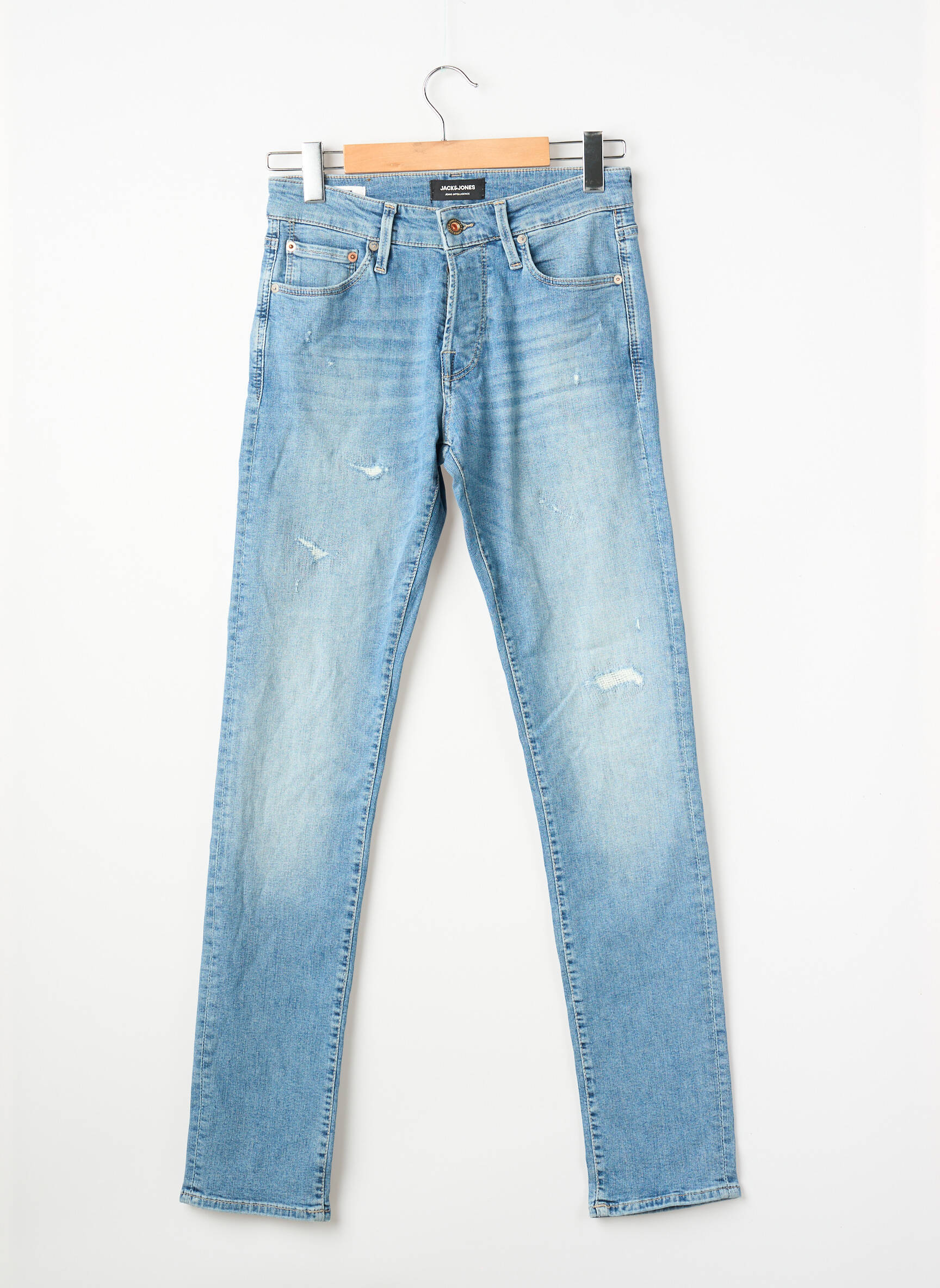 Lieknos džinsai mėlyna JACK & JONES vyras