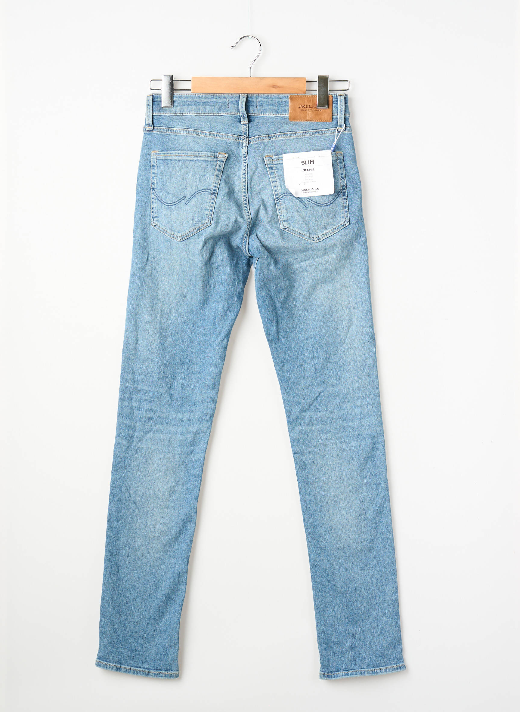 Lieknos džinsai mėlyna JACK & JONES vyras