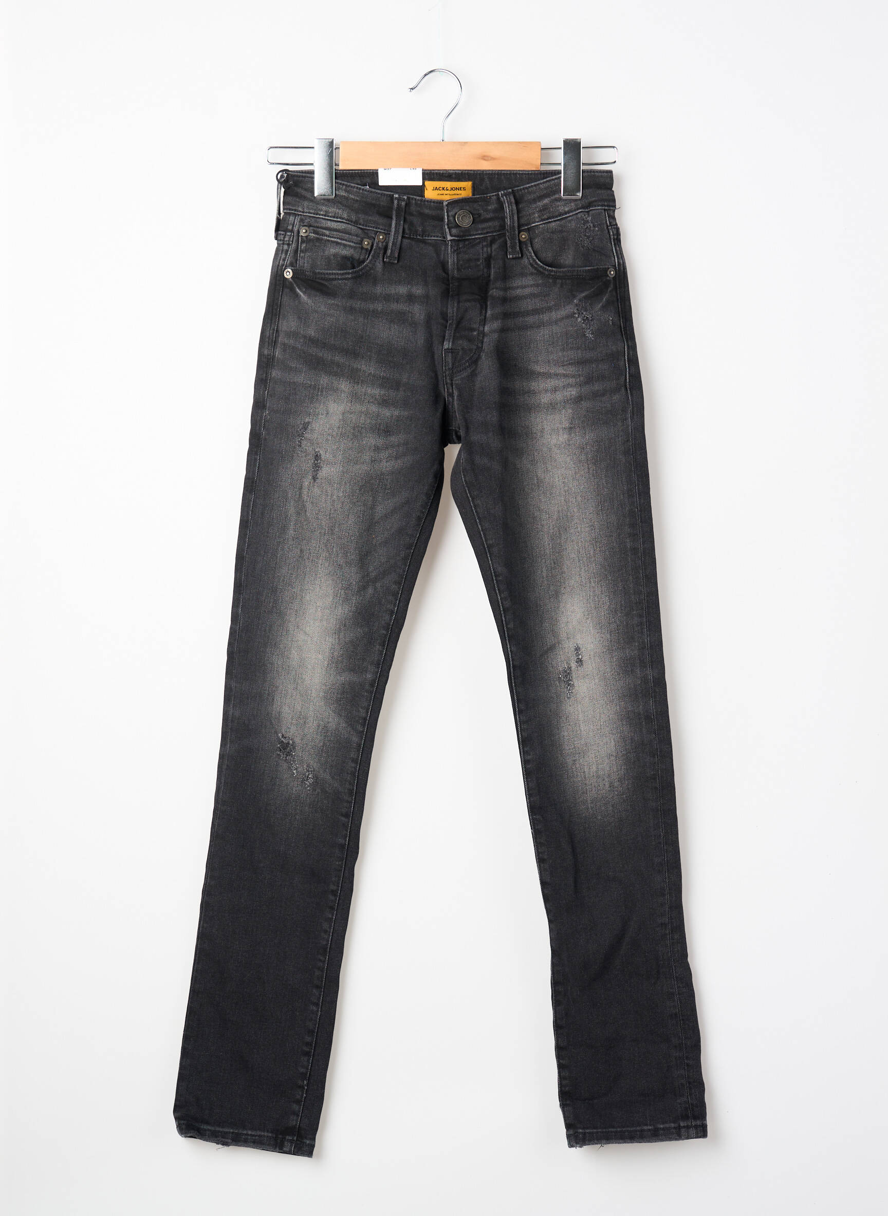 Lieknos džinsai juodas JACK & JONES vyras