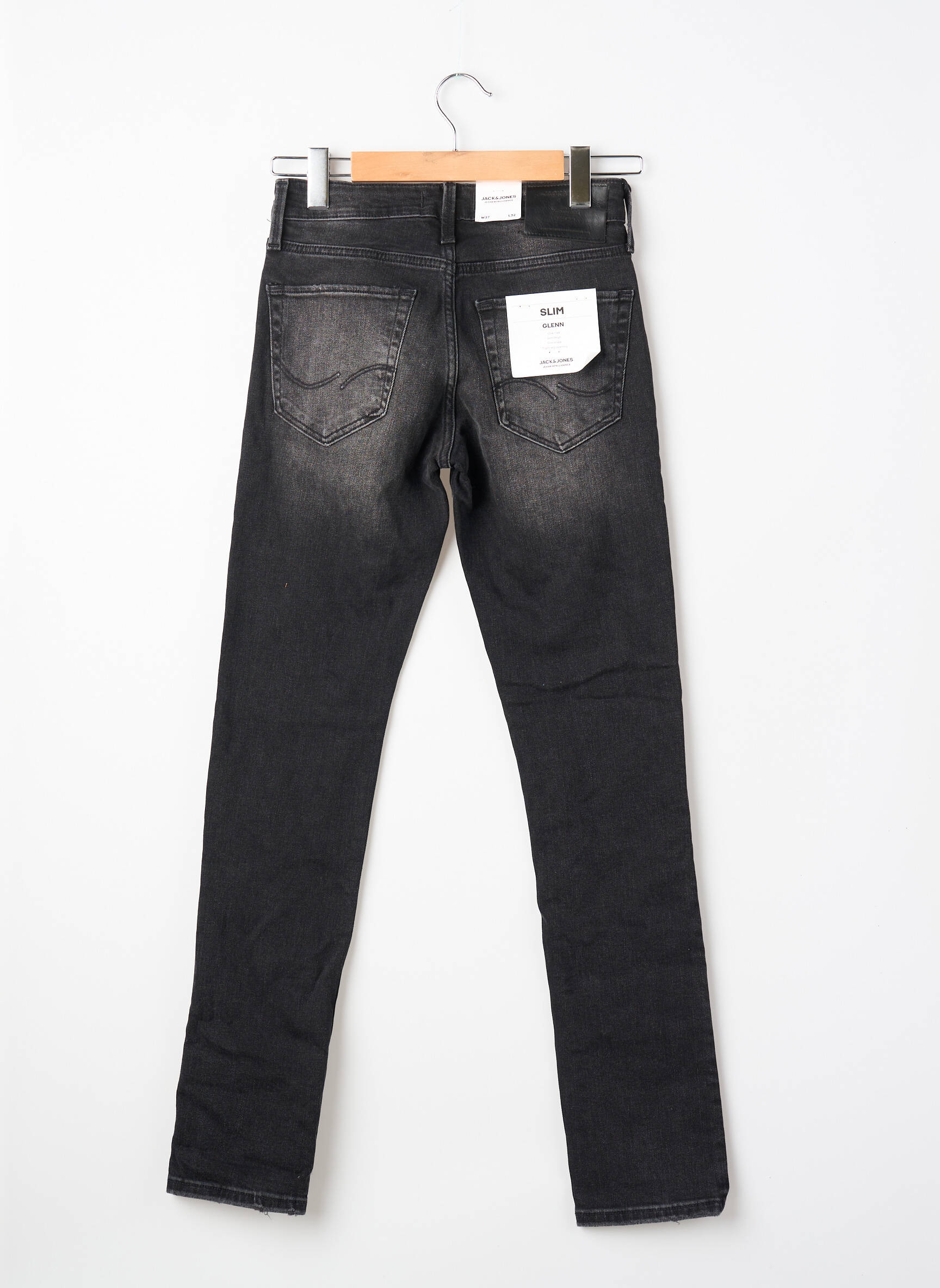 Lieknos džinsai juodas JACK & JONES vyras