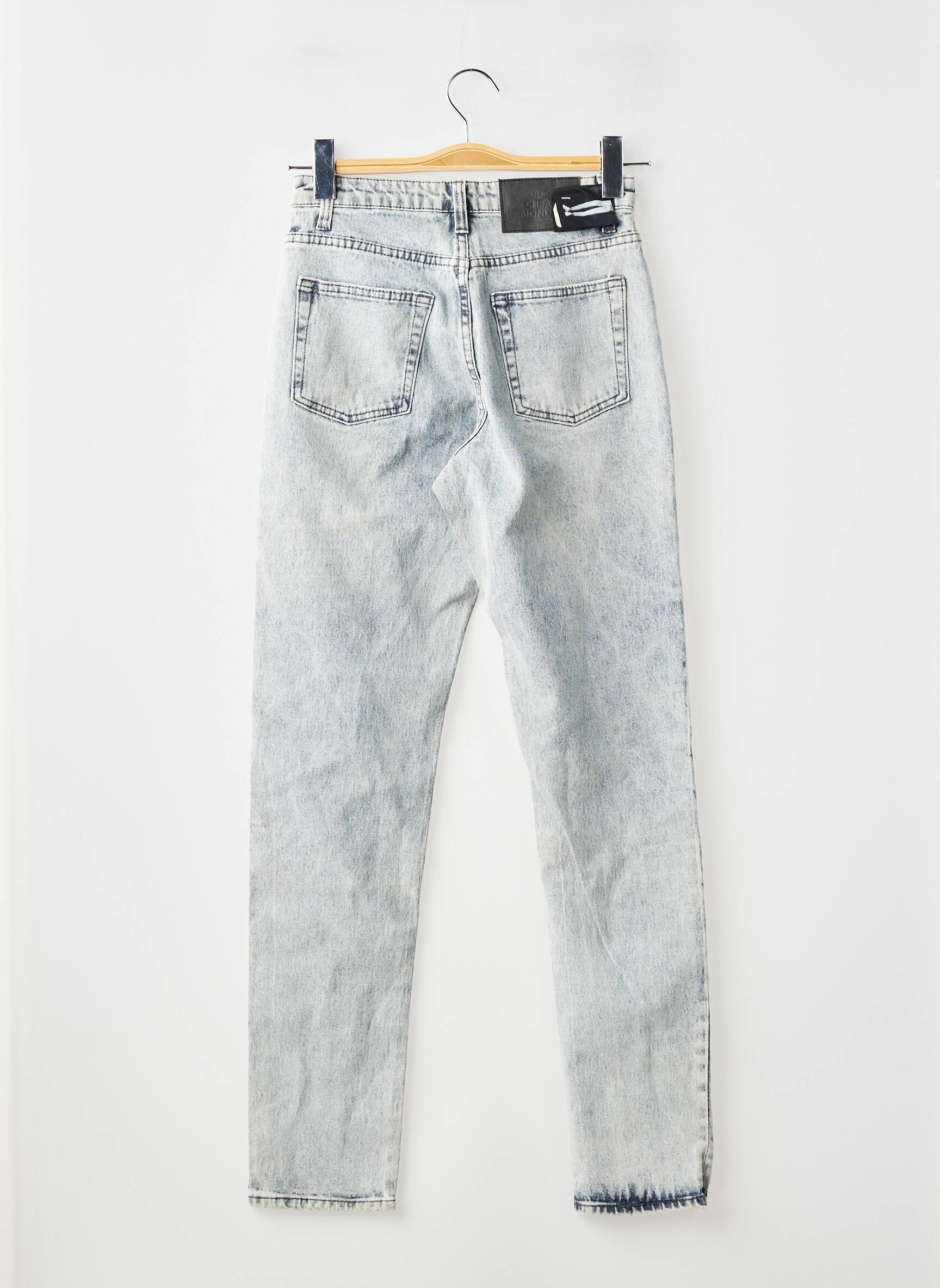 Lieknos džinsai pilka CHEAP MONDAY moteris