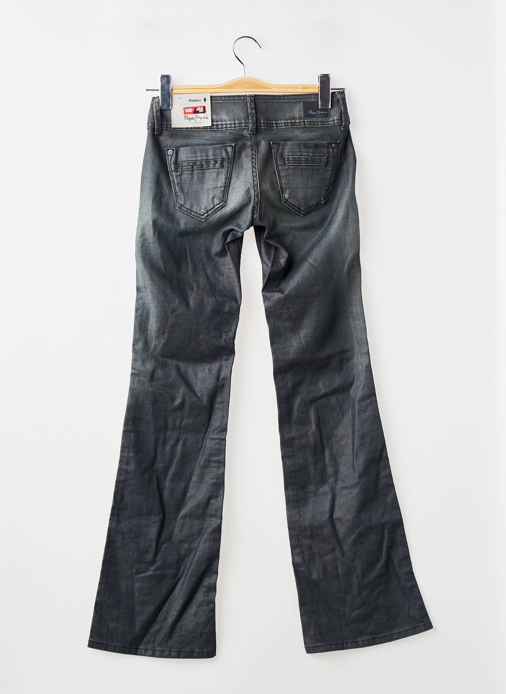 Bootcut džinsai pilka PEPE moteris