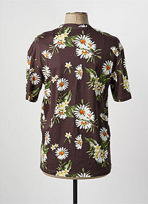 T-marškinys rudas JACK & JONES vyras