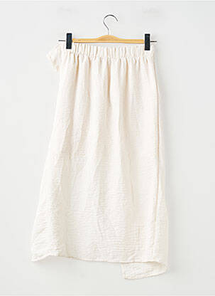 Pusilgis sijonas baltas VERO MODA moteris