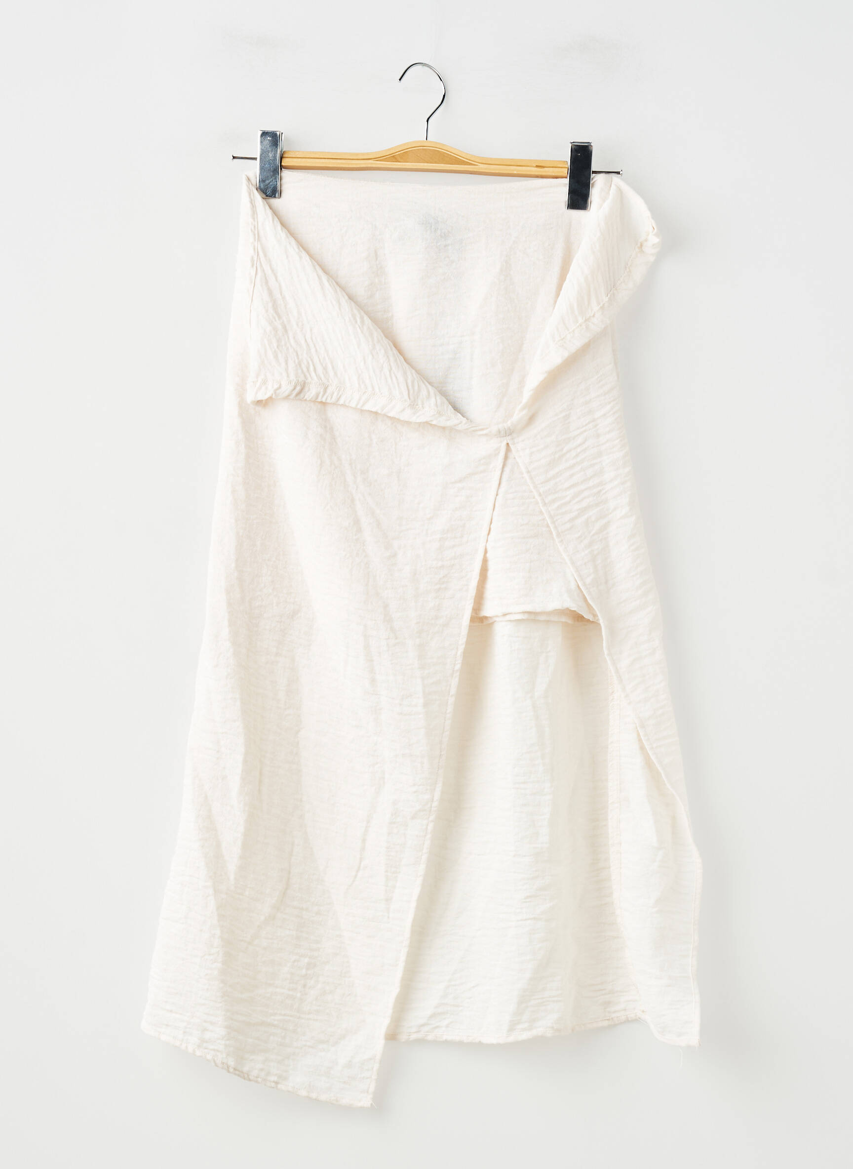 Pusilgis sijonas baltas VERO MODA moteris
