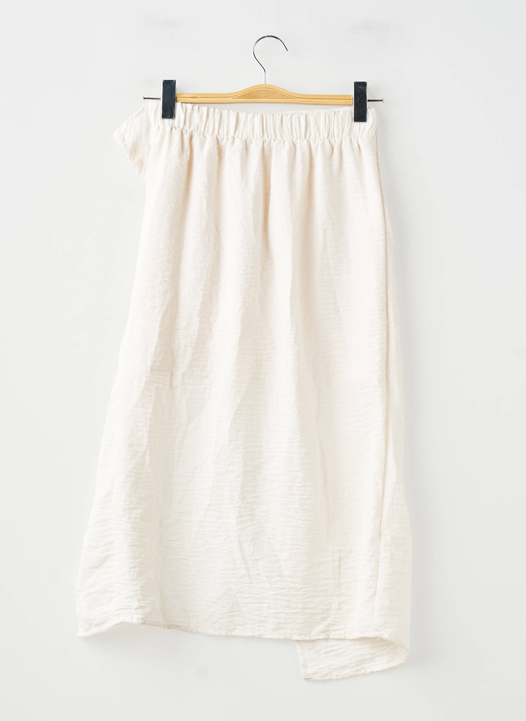 Pusilgis sijonas baltas VERO MODA moteris