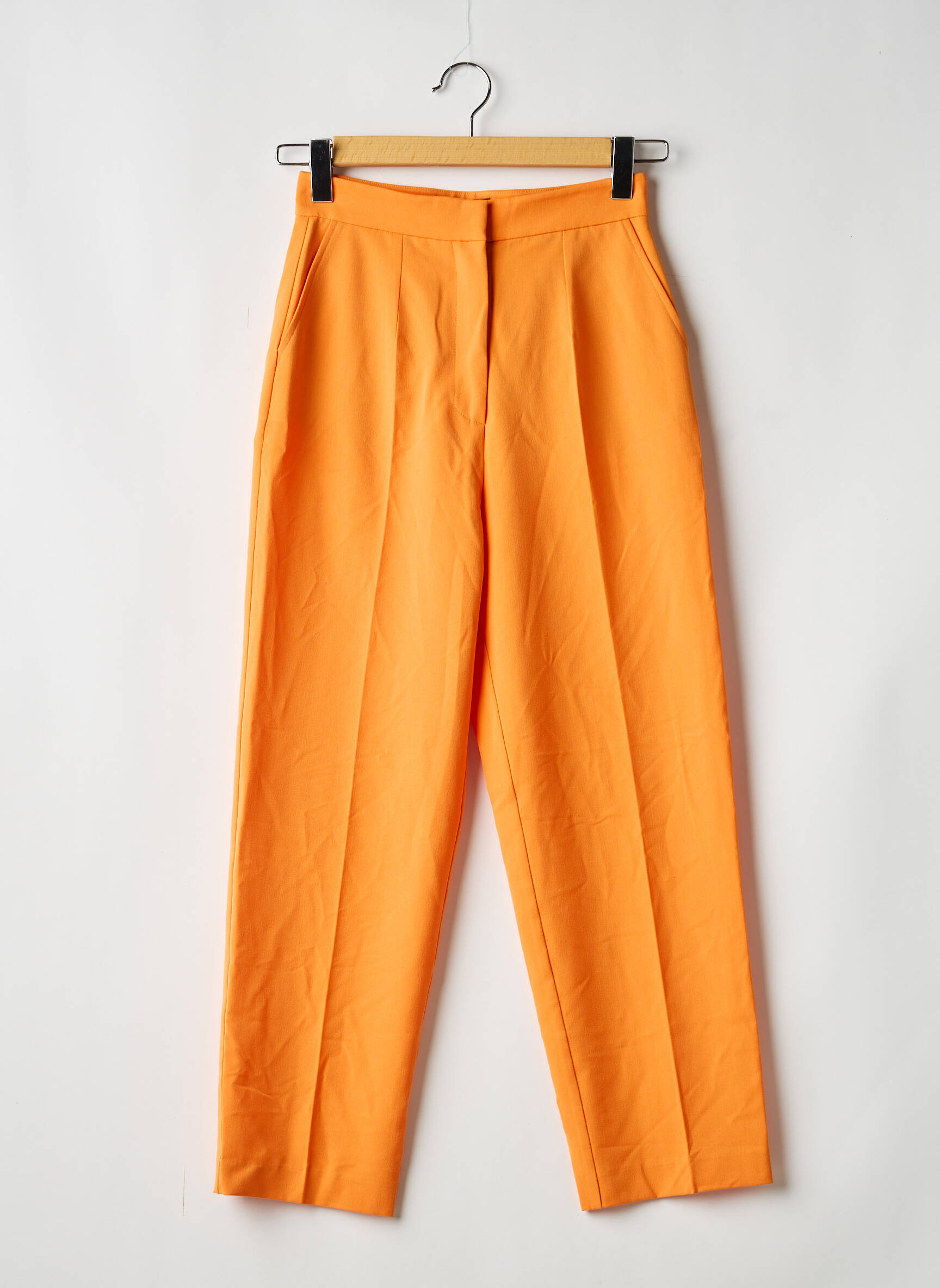 Pusilgių kelnių oranžinė ASTRID BLACK LABEL moteris