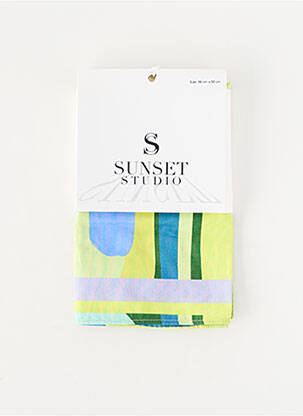 Šalikas žalias SUNSET STUDIO moteris