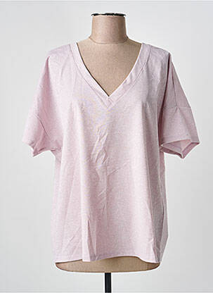 T-marškinys violetinis VERO MODA moteris