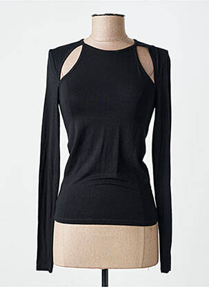 T-marškinys juodas ASTRID BLACK LABEL moteris