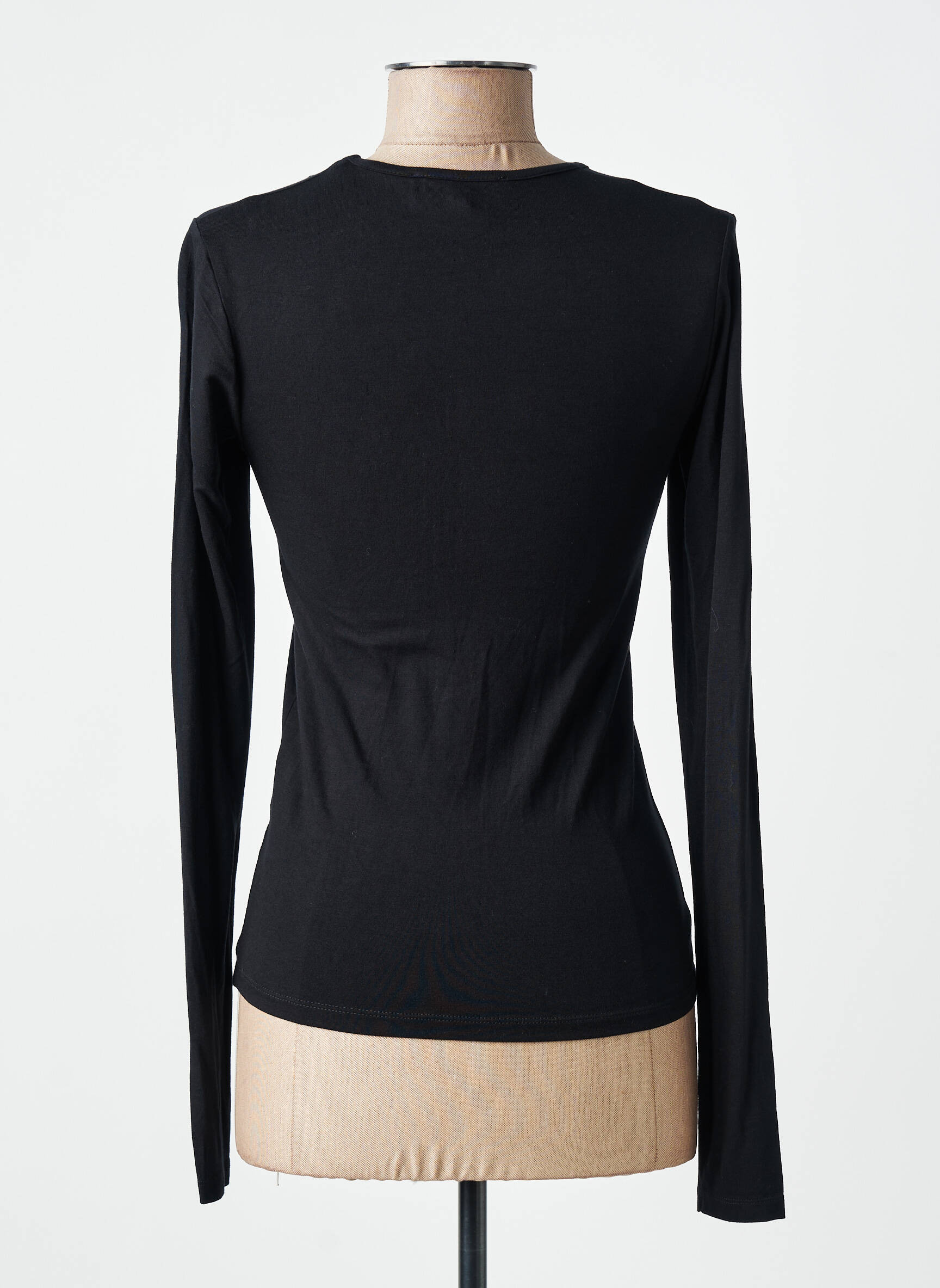 T-marškinys juodas ASTRID BLACK LABEL moteris