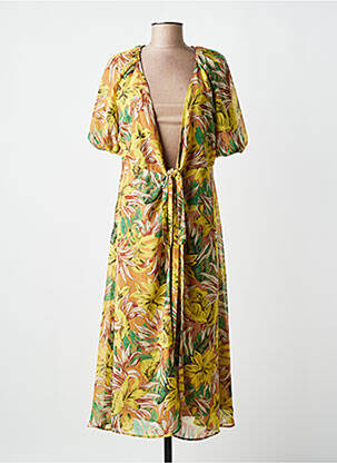 Kimono striukė geltona MANGO moteris