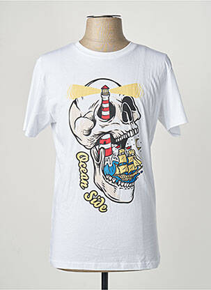 T-marškinys baltas JACK & JONES vyras