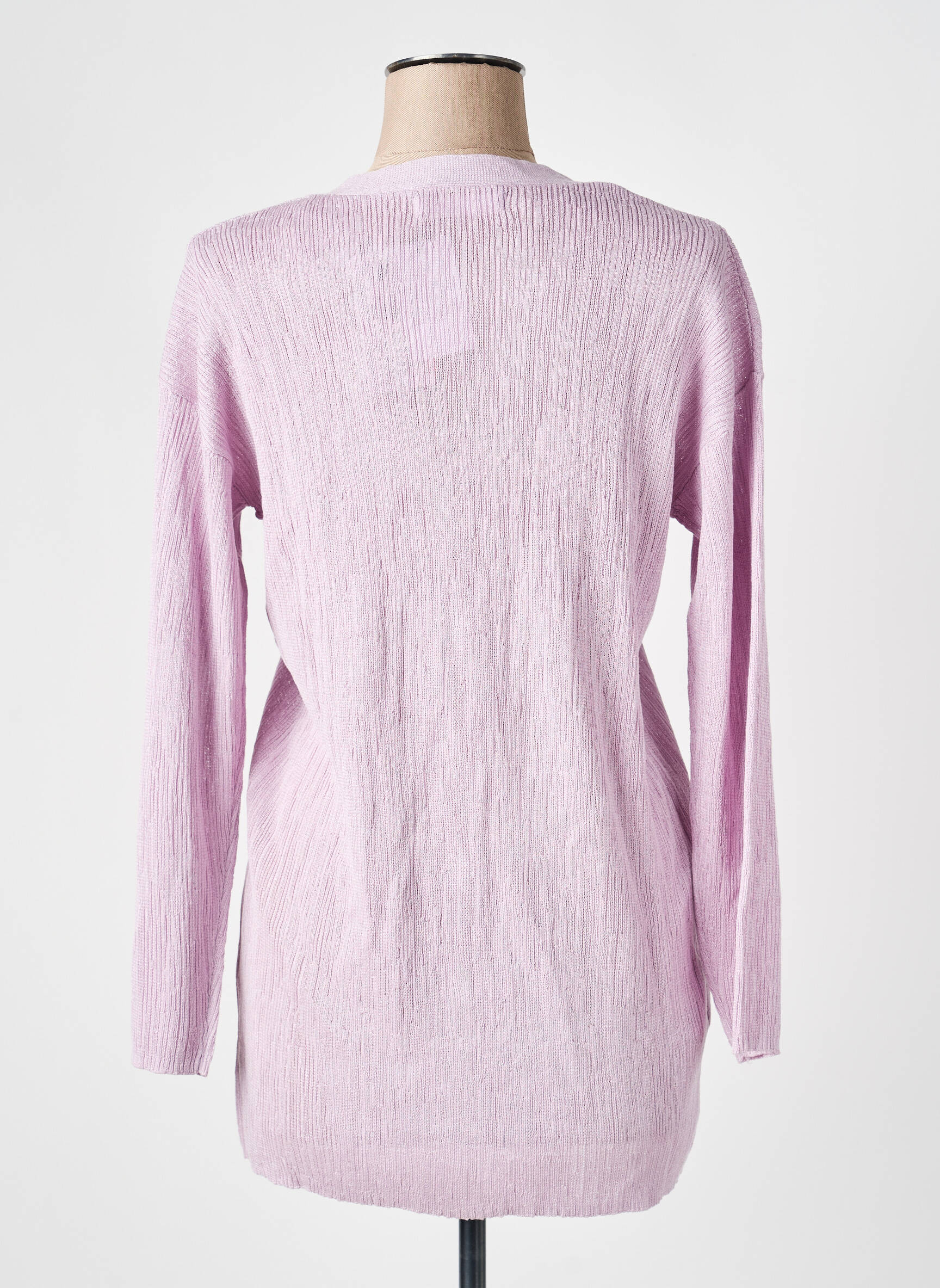 Ilgų rankovių liemenė violetinis MANGO moteris