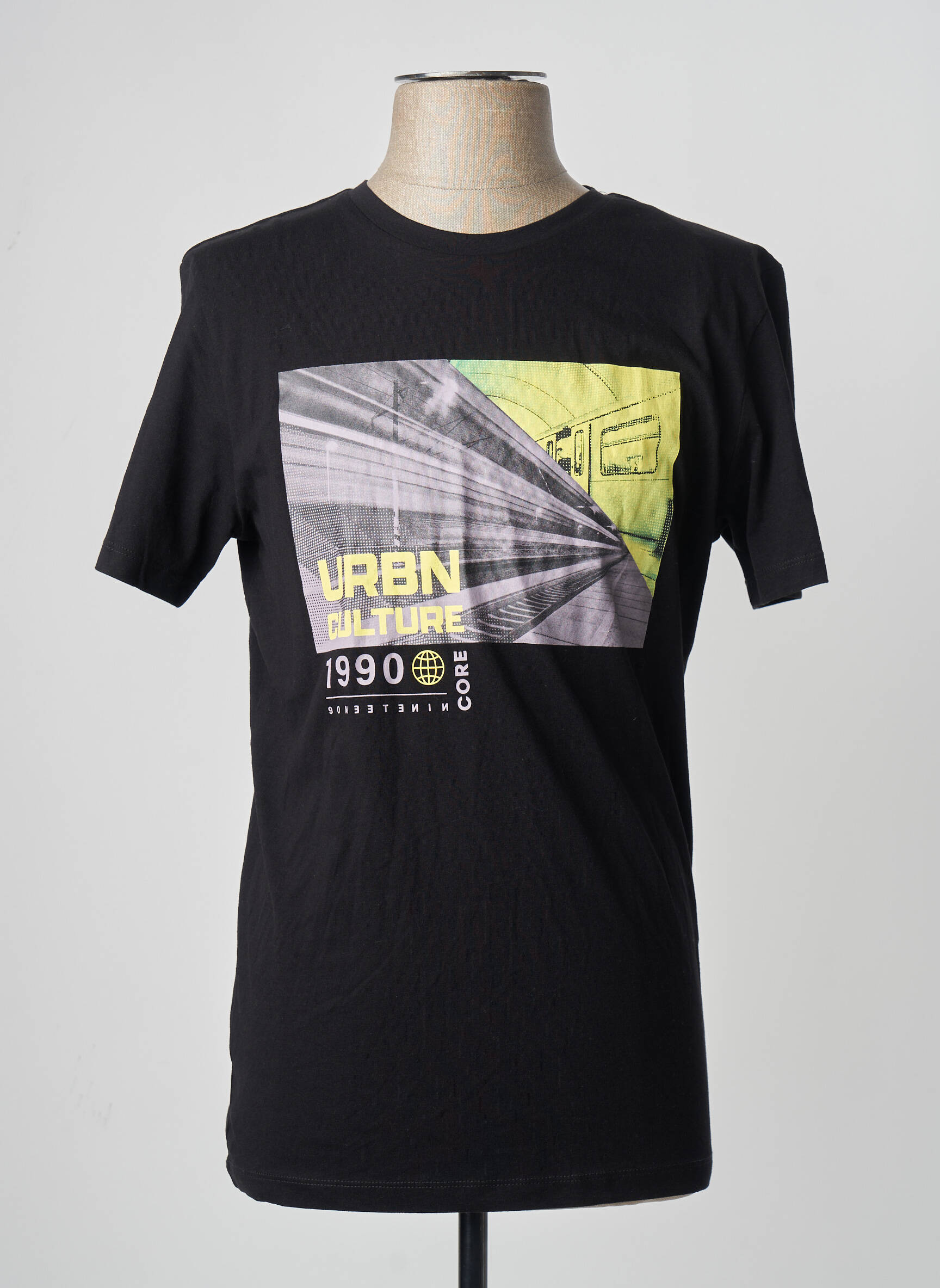 T-marškinys juodas JACK & JONES vyras