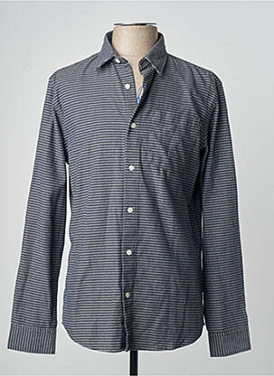 Ilgomis rankovėmis marškinys mėlyna JACK & JONES vyras
