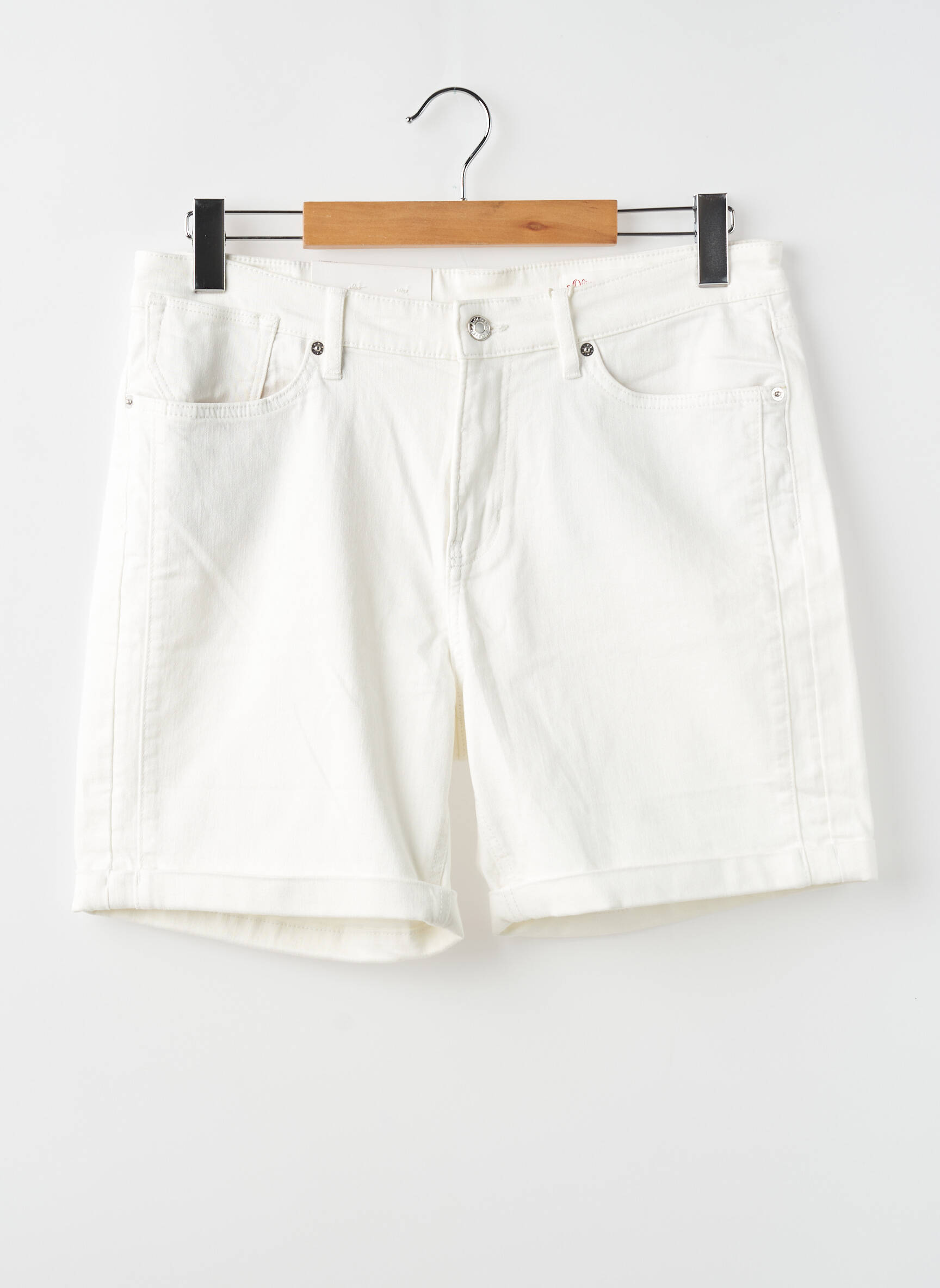 Bermudas baltas S.OLIVER moteris