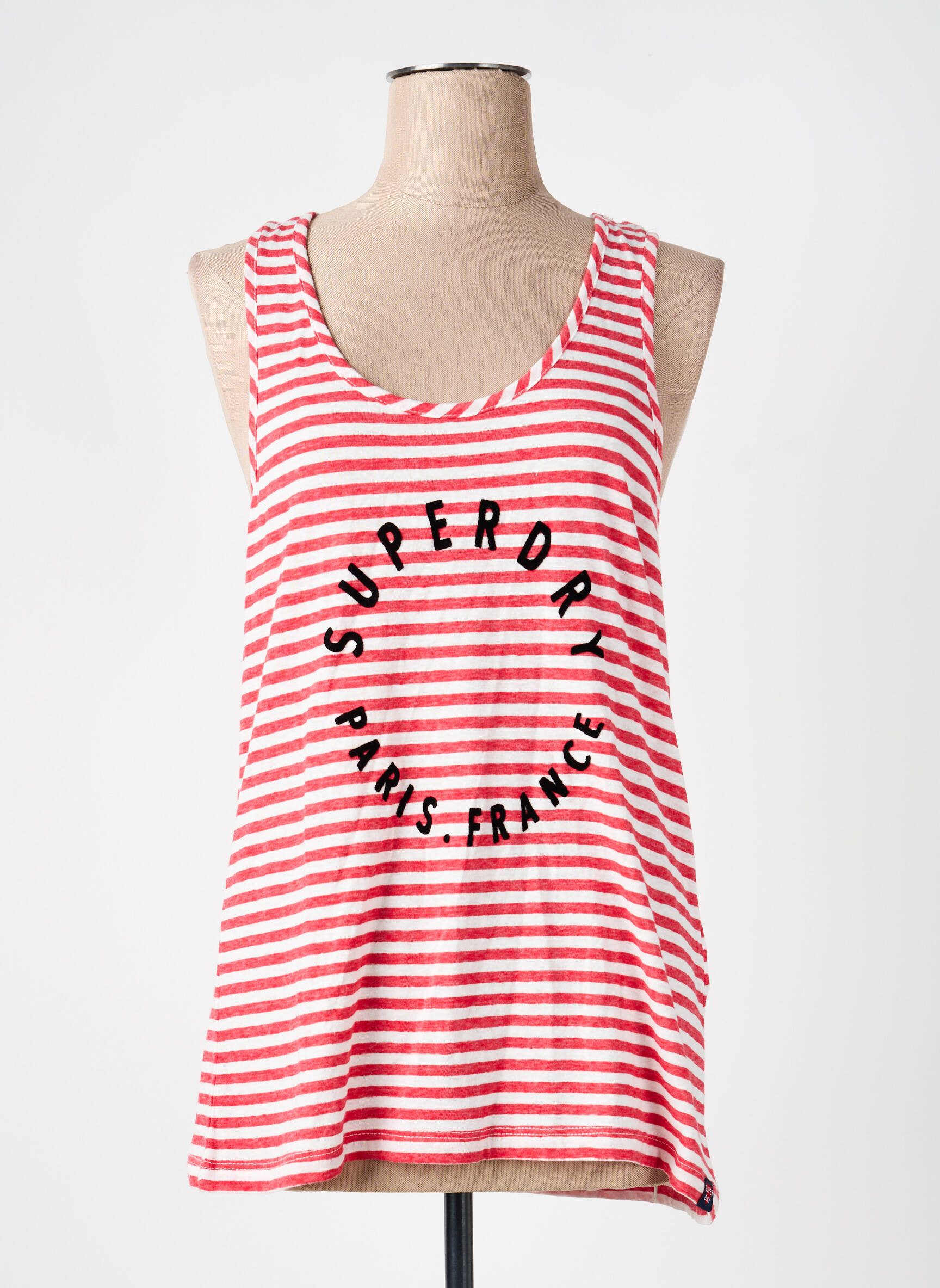 T-marškinys raudona SUPERDRY moteris