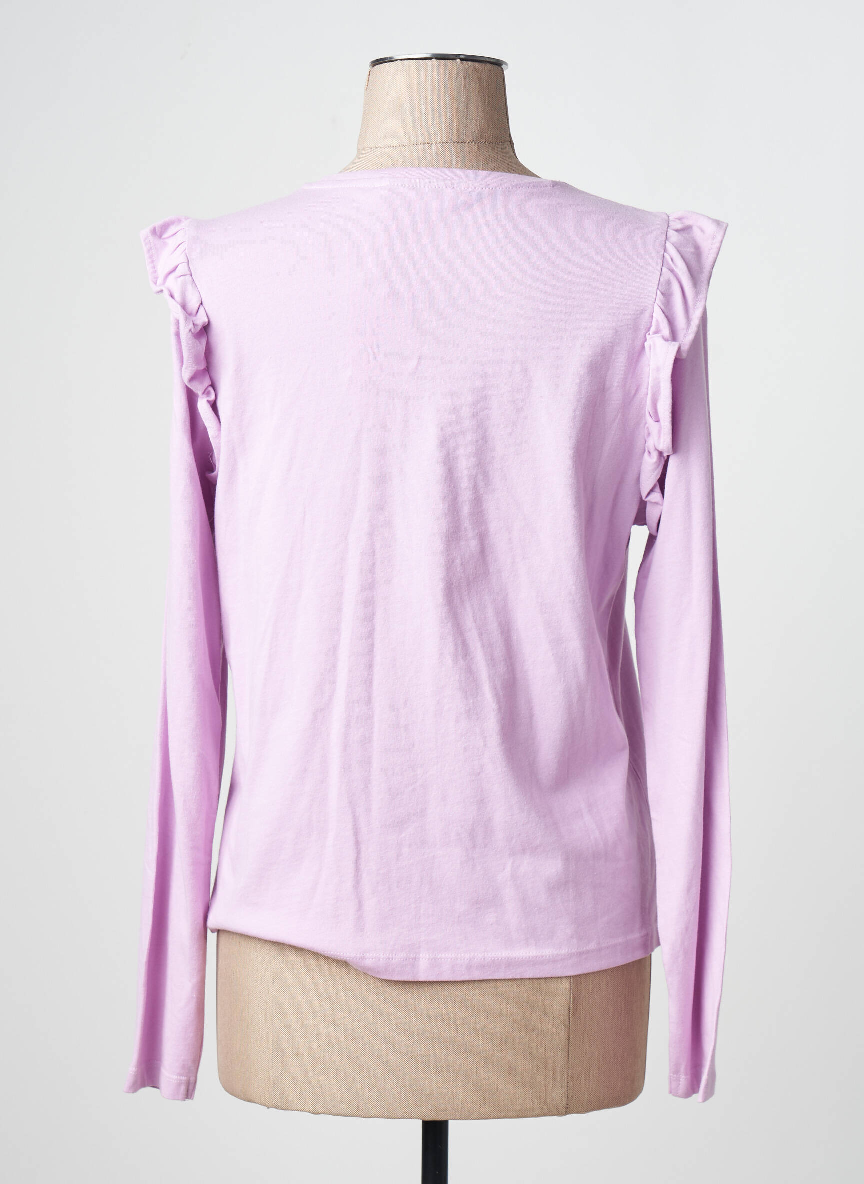 Viršūnė violetinis MANGO moteris