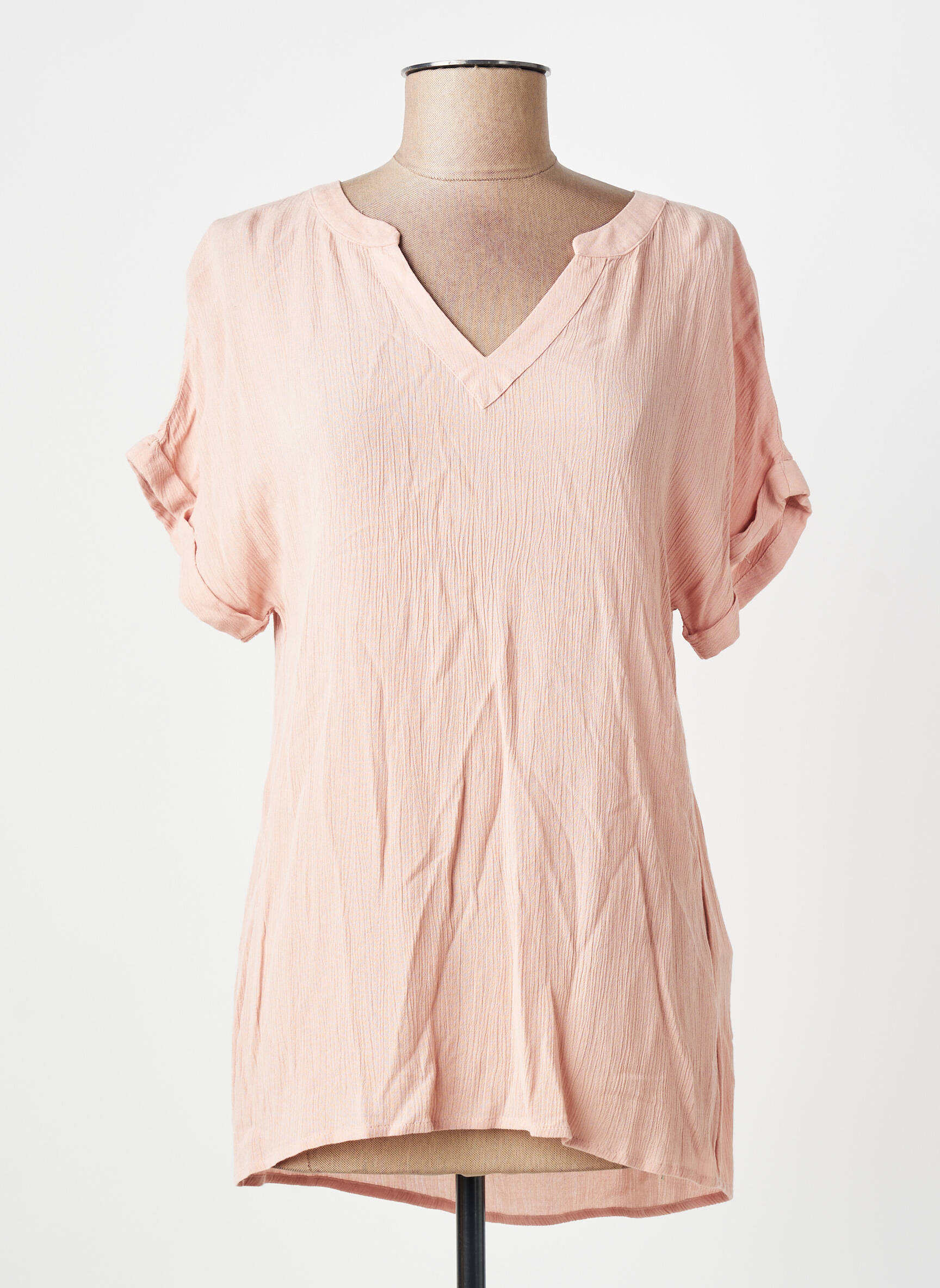 Moteriškas marškinys rožinė VERO MODA moteris