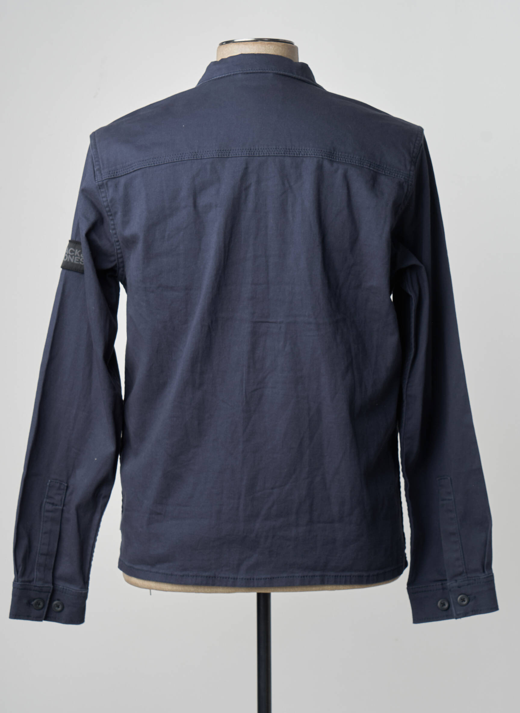 Ilgomis rankovėmis marškinys mėlyna JACK & JONES vyras