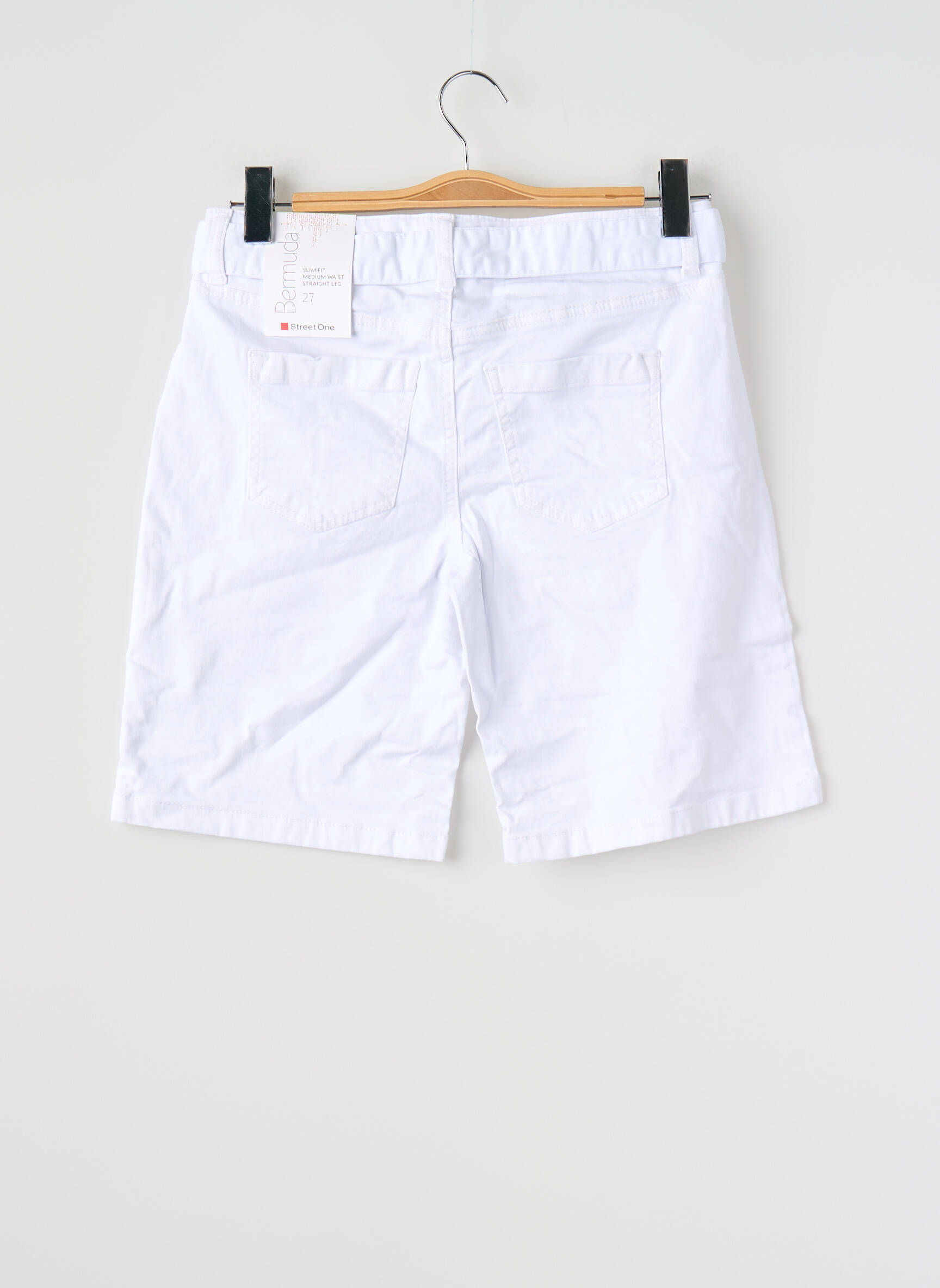 Bermudas baltas STREET ONE moteris