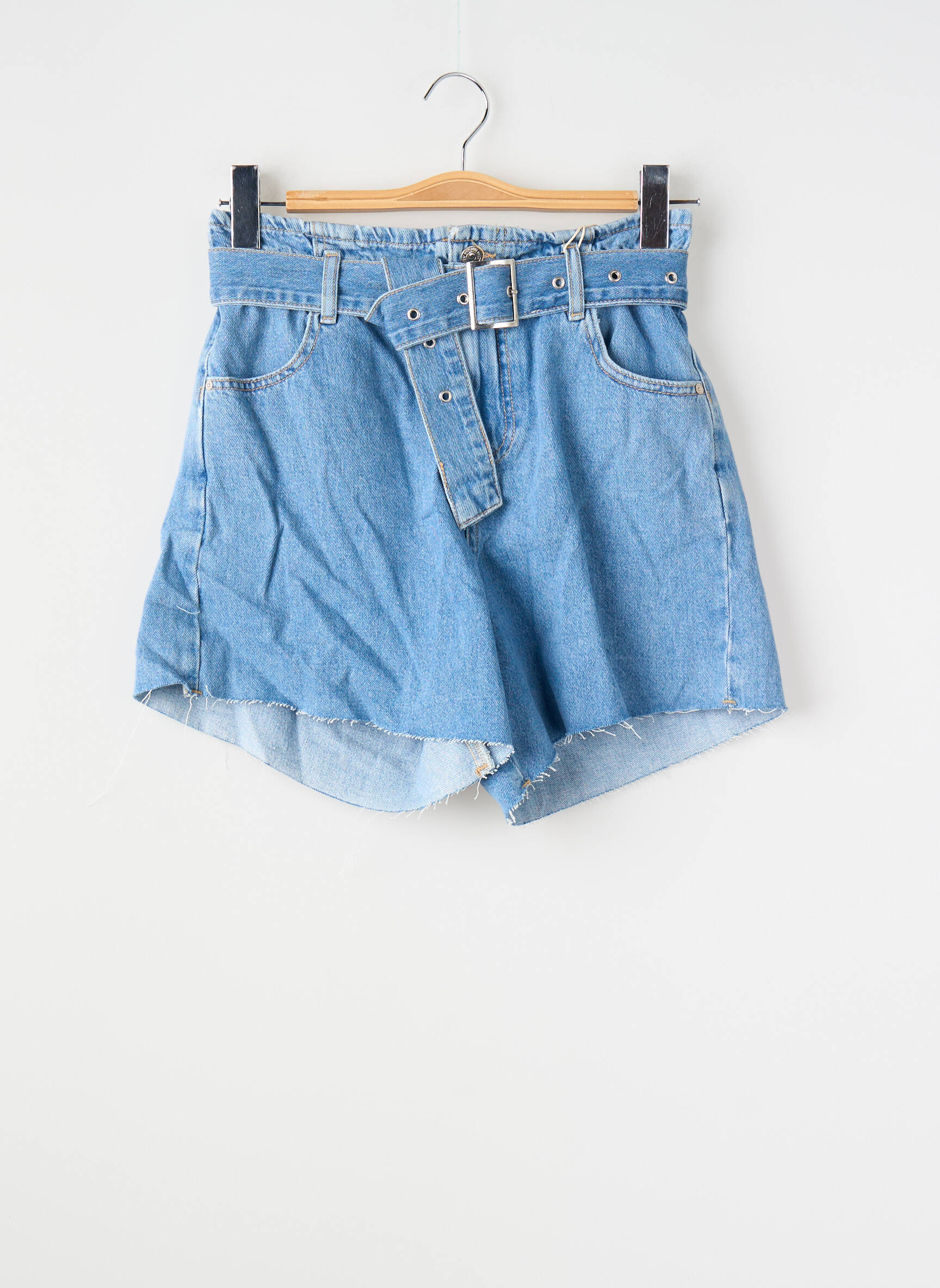 Bermudas mėlyna MANGO moteris